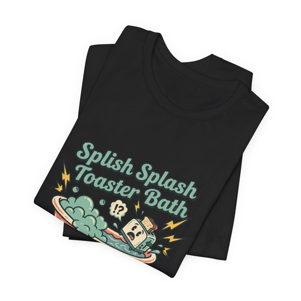 Toaster Bath Graphic Tee — Cute Kawaii Sink or Swim Cartoon Shirt