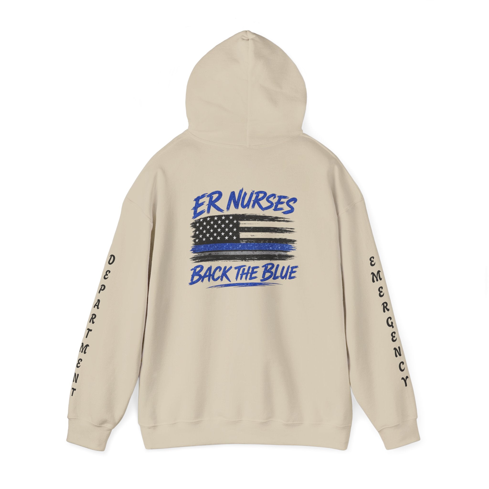 ER Nurses Back the Blue Hoodie