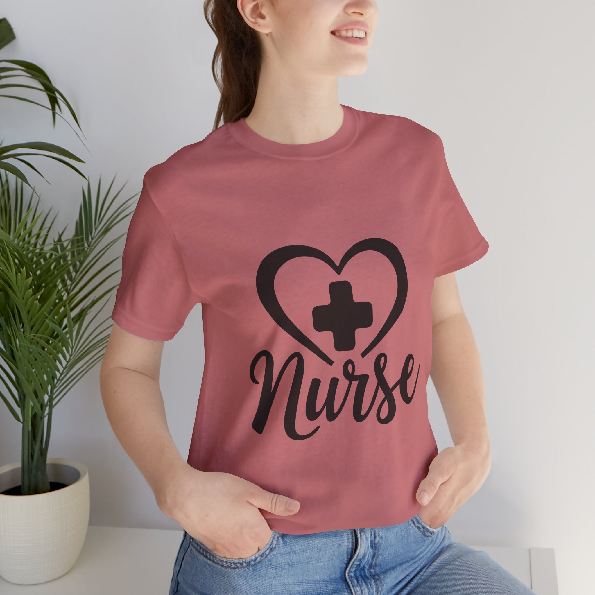 Nurse Heart Cross T-Shirt — Inspirational Nurse Tee