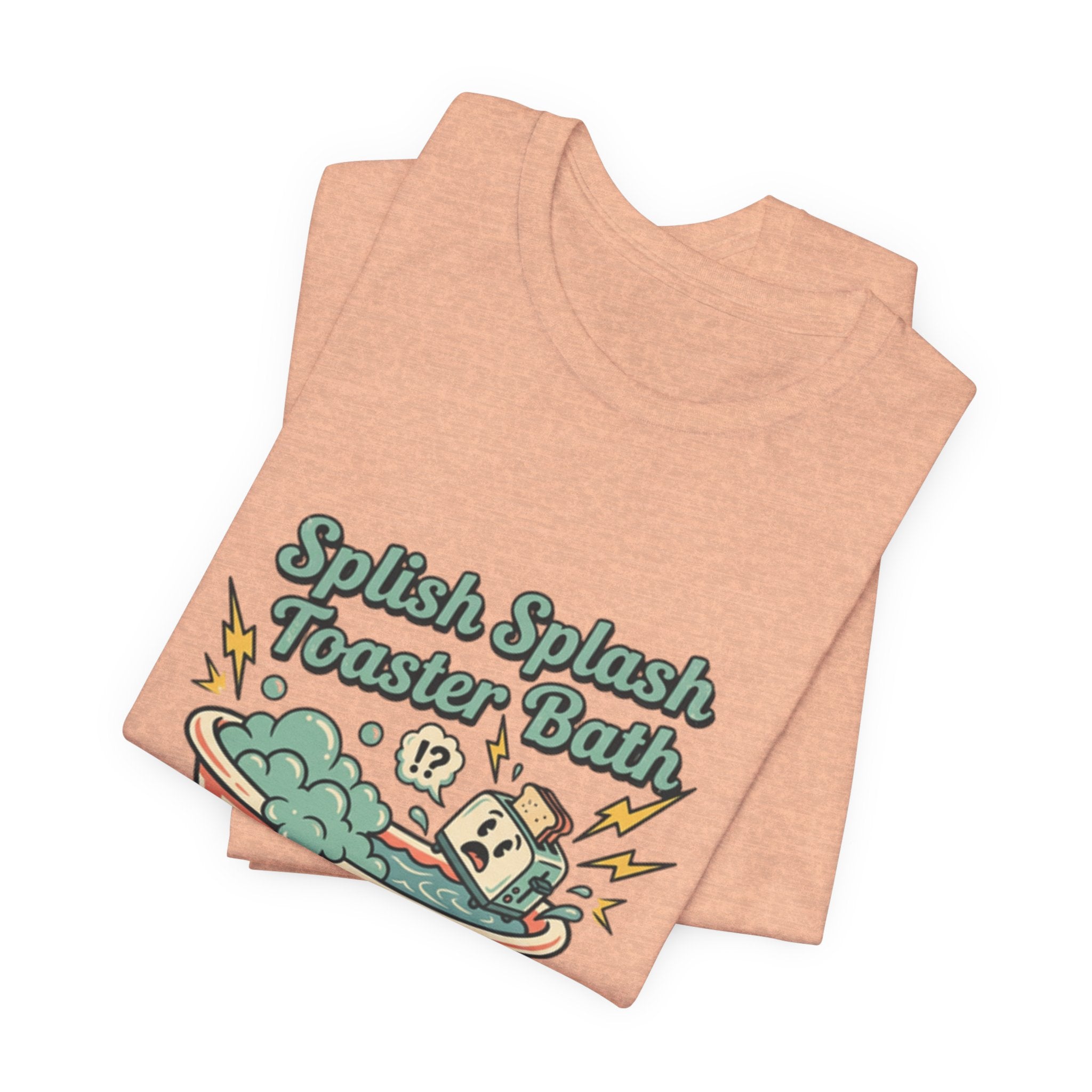 Toaster Bath Graphic Tee — Cute Kawaii Sink or Swim Cartoon Shirt