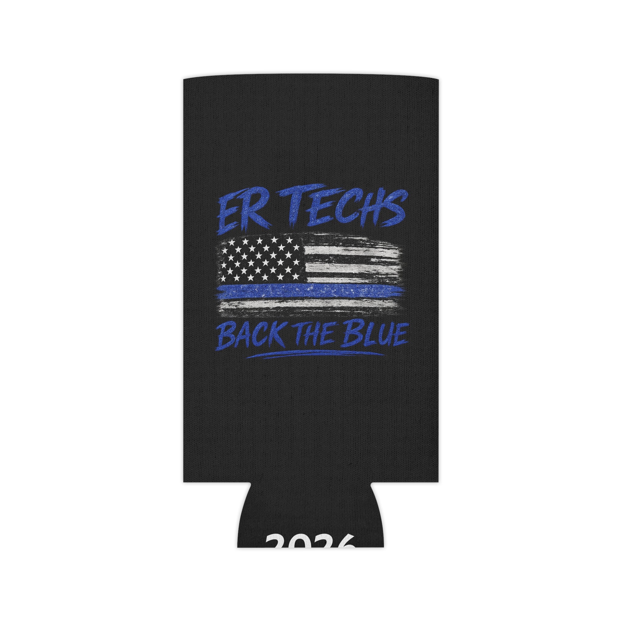 ER Techs Back the Blue Koozie