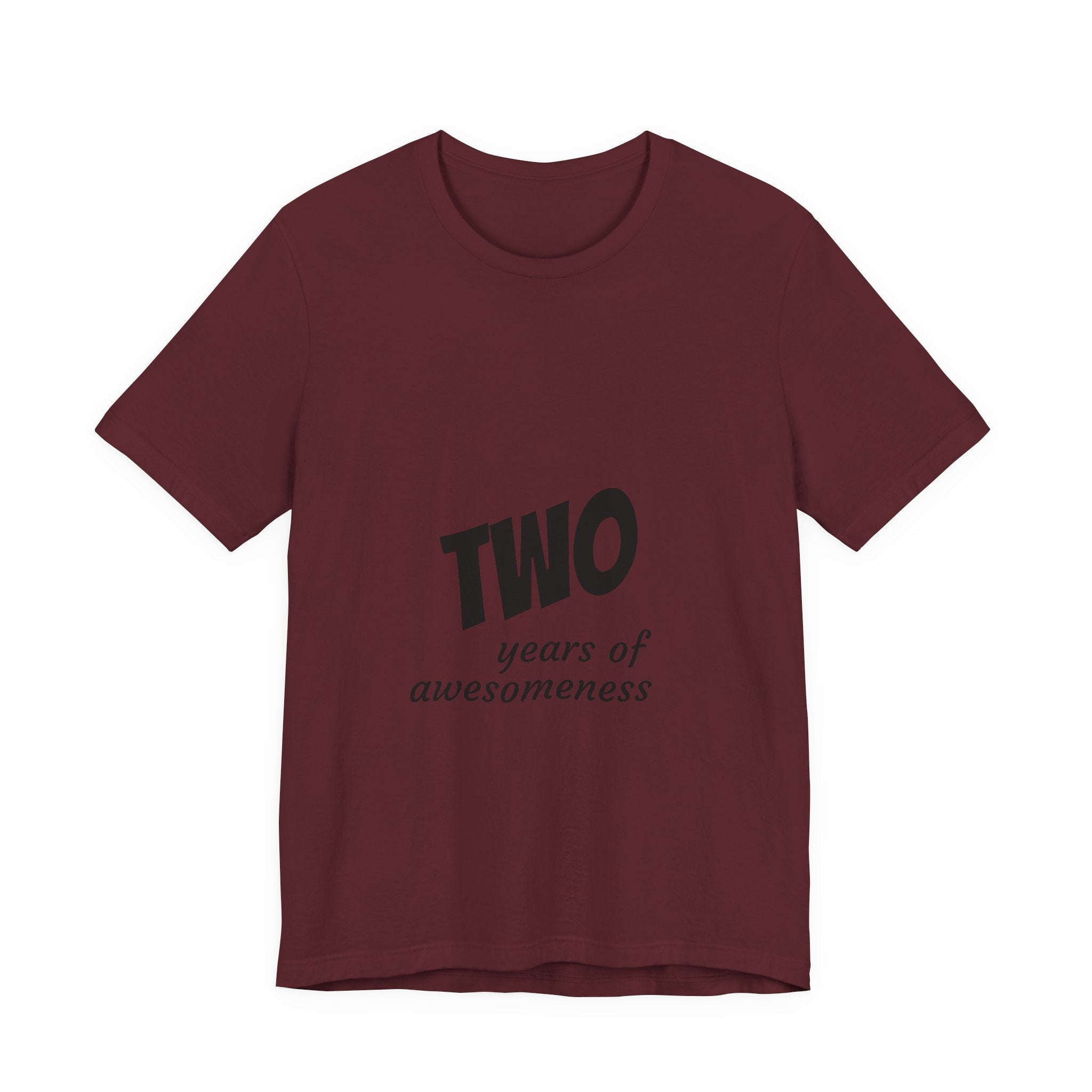 Toddler 2nd Birthday T-Shirt - "Two Years of Awesomeness" Celebration Tee