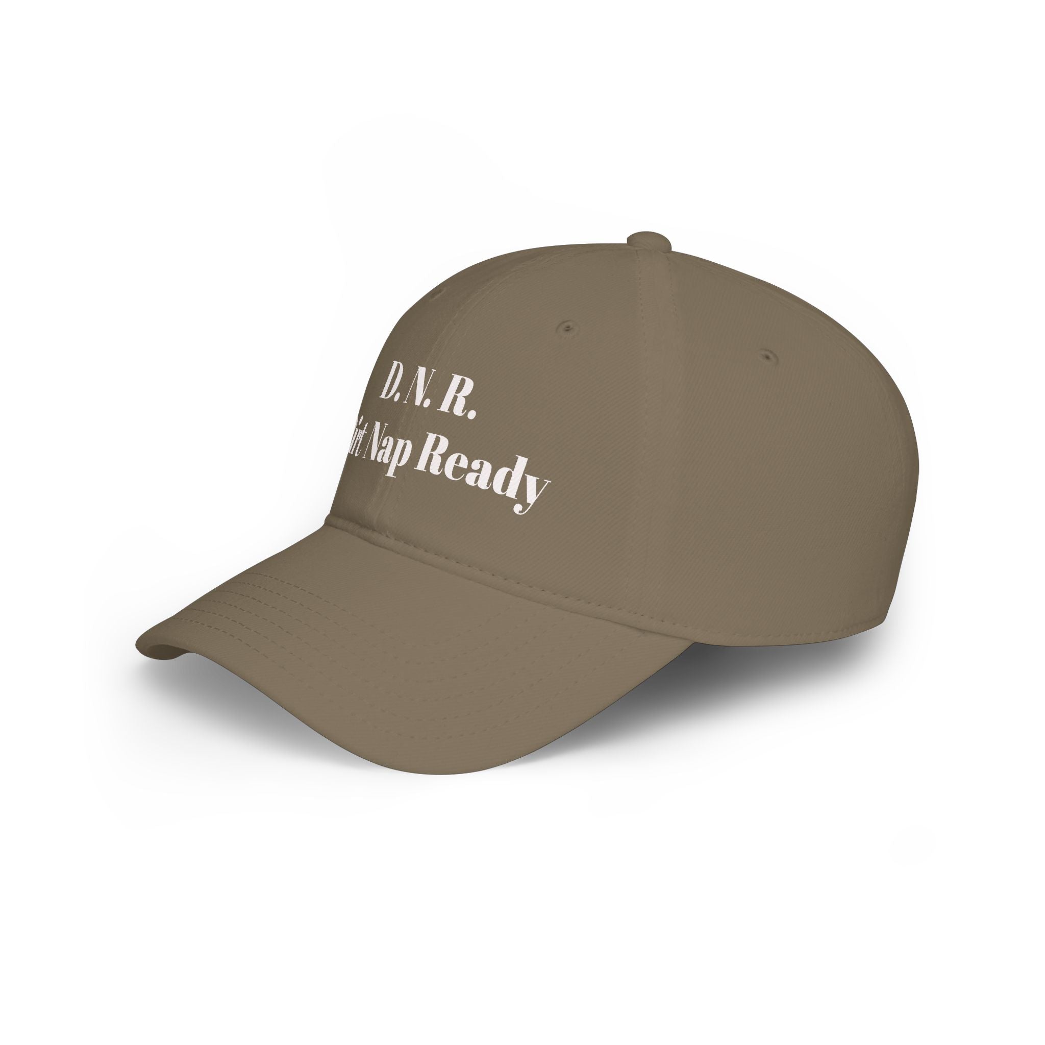 D.N.R. “Dirt Nap Ready” Low Profile Embroidered Baseball Cap