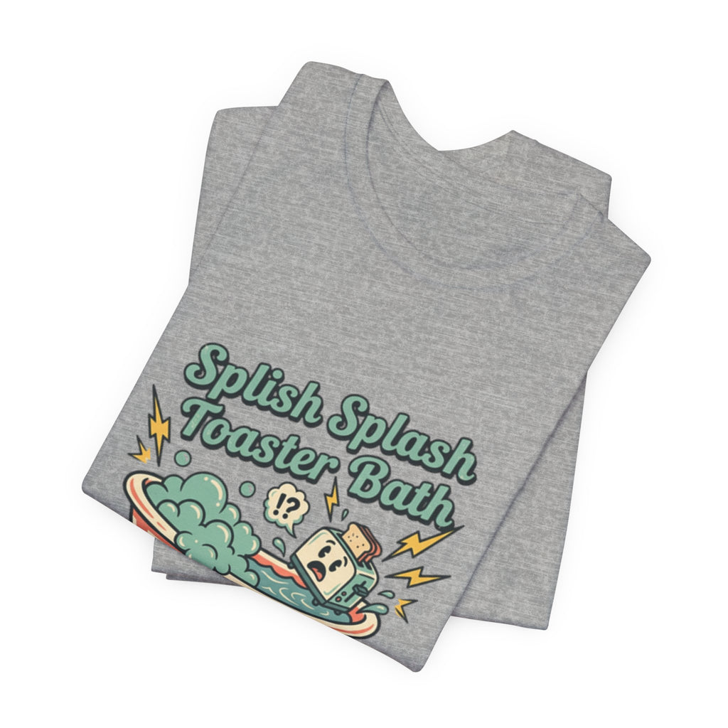 Toaster Bath Graphic Tee — Cute Kawaii Sink or Swim Cartoon Shirt