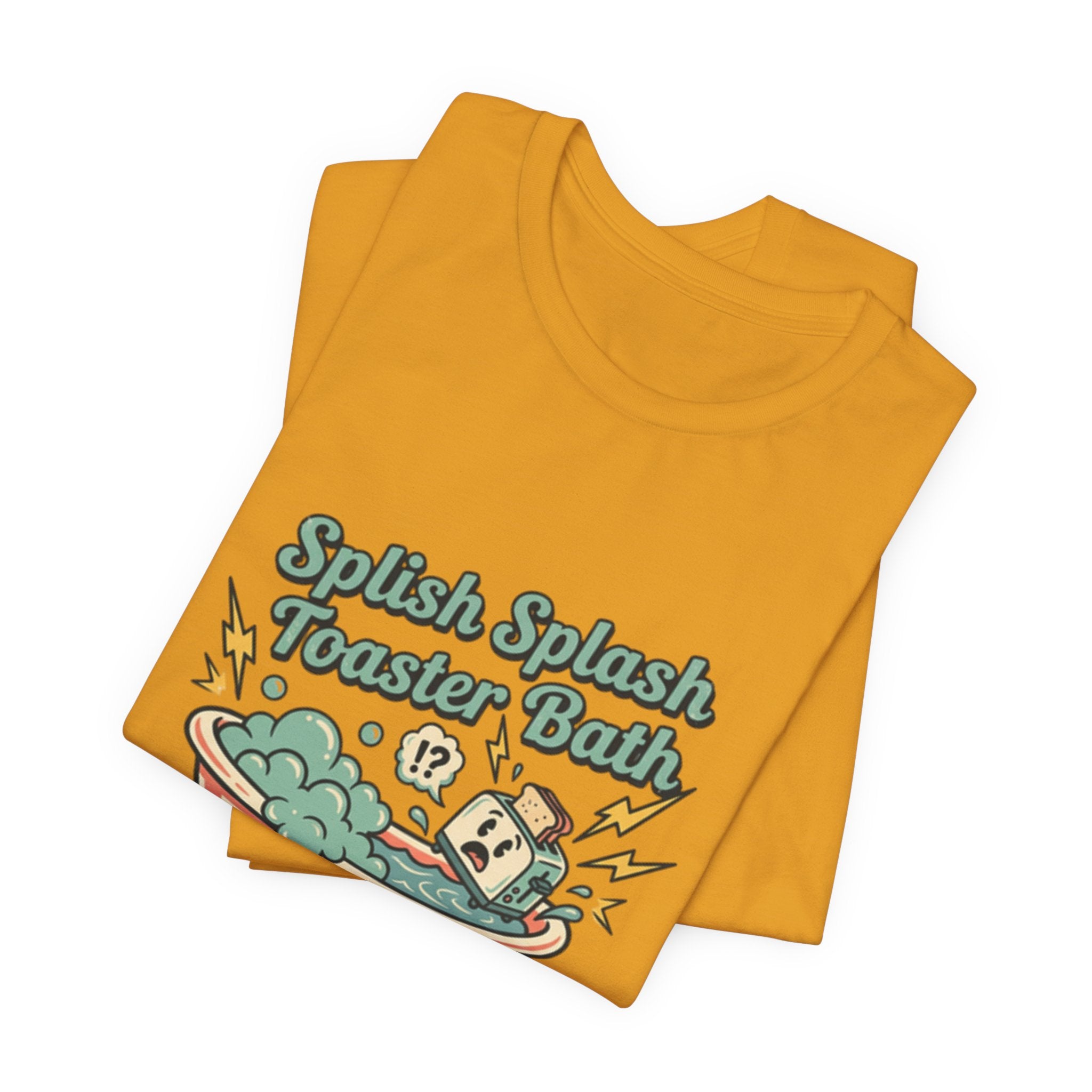 Toaster Bath Graphic Tee — Cute Kawaii Sink or Swim Cartoon Shirt