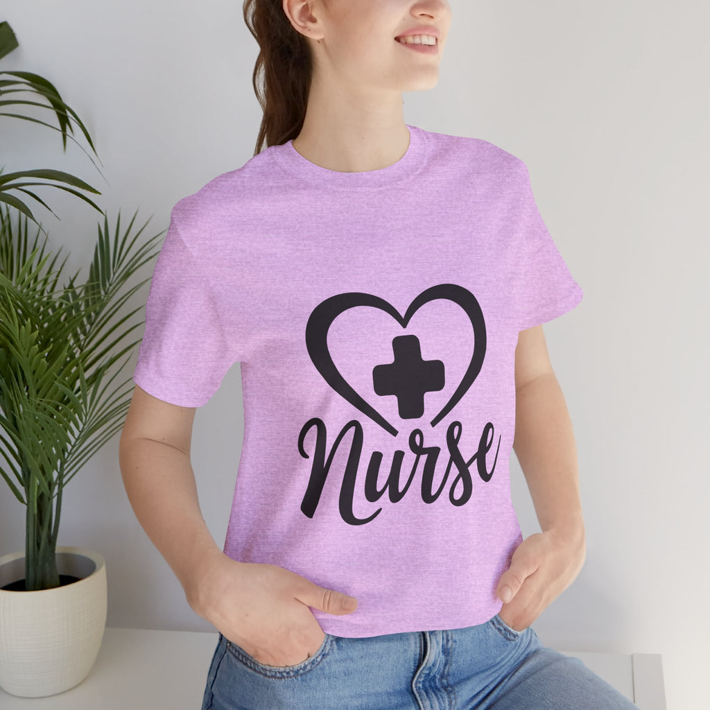 Nurse Heart Cross T-Shirt — Inspirational Nurse Tee