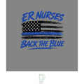 Travel Mug — "ER Nurses Back The Blue" 20oz Insulated Tumbler