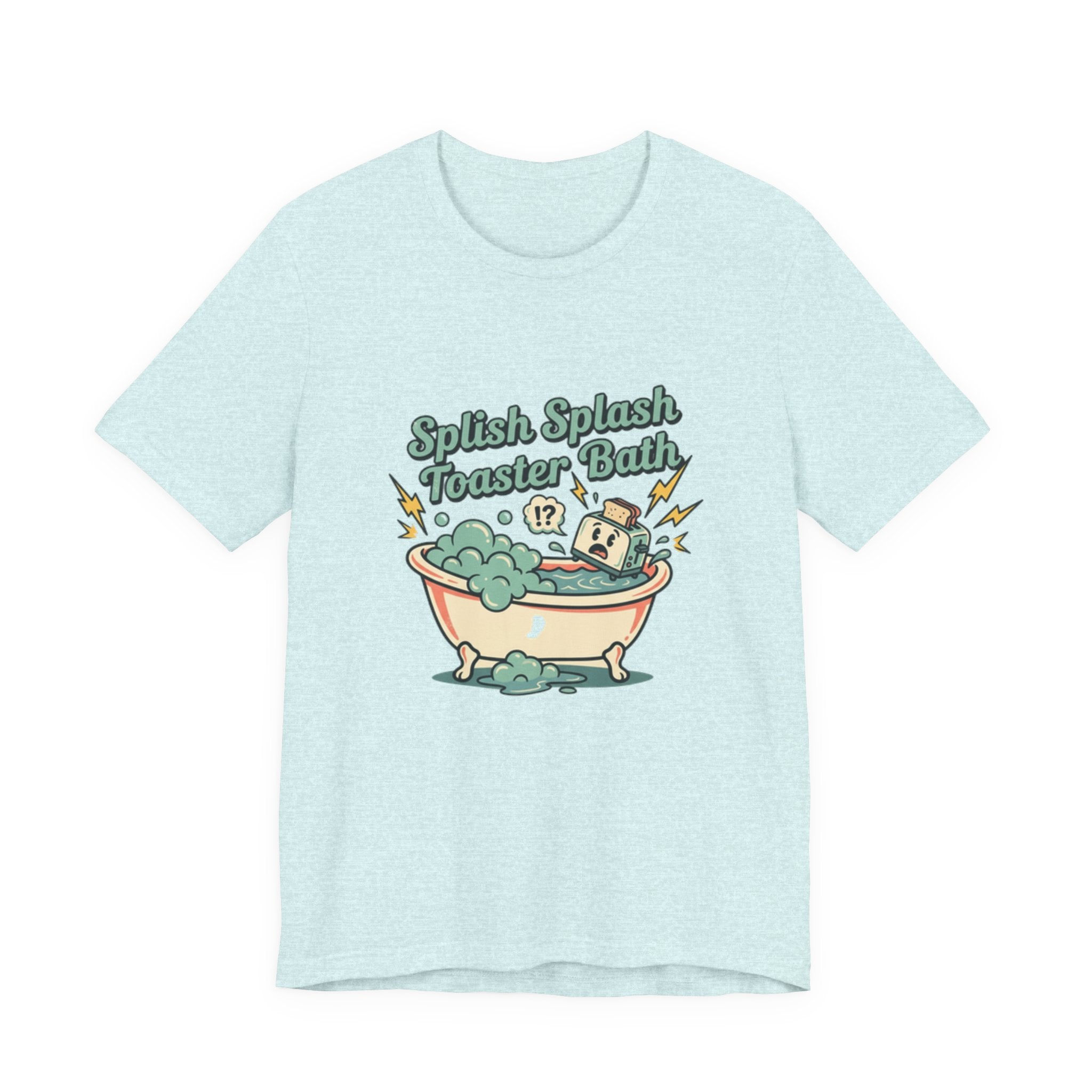 Toaster Bath Graphic Tee — Cute Kawaii Sink or Swim Cartoon Shirt