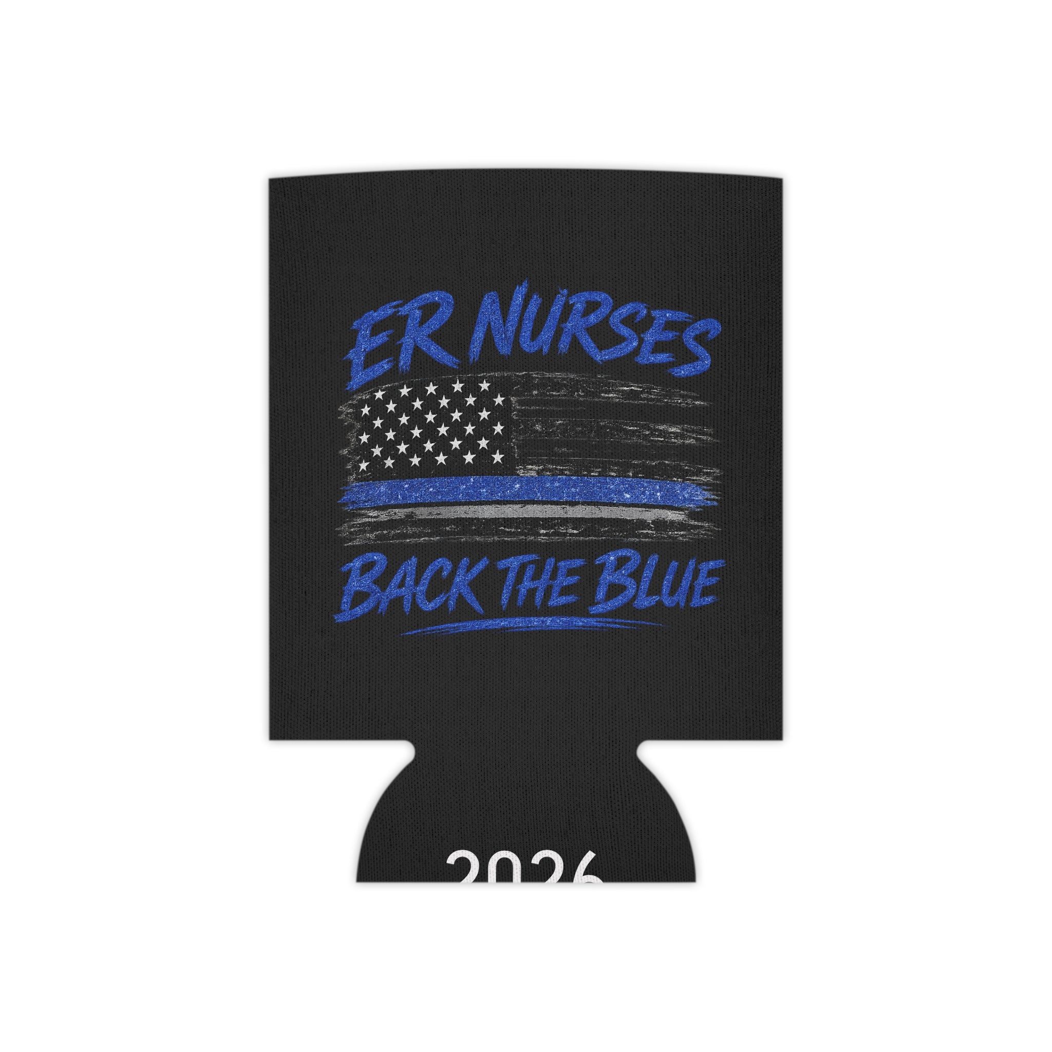 ER Nurses Back the Blue Koozie