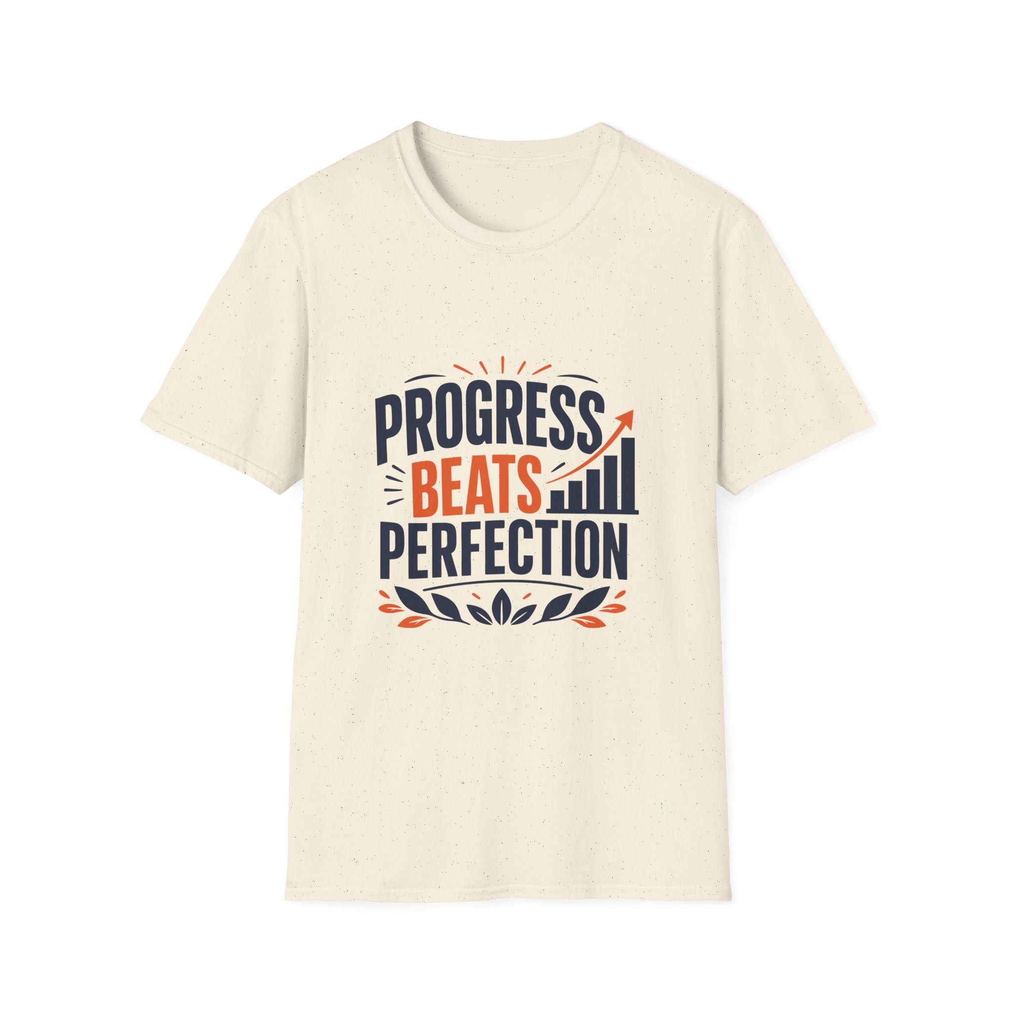 Progress Beats Perfection T-Shirt — Motivational Fitness & Growth Tee