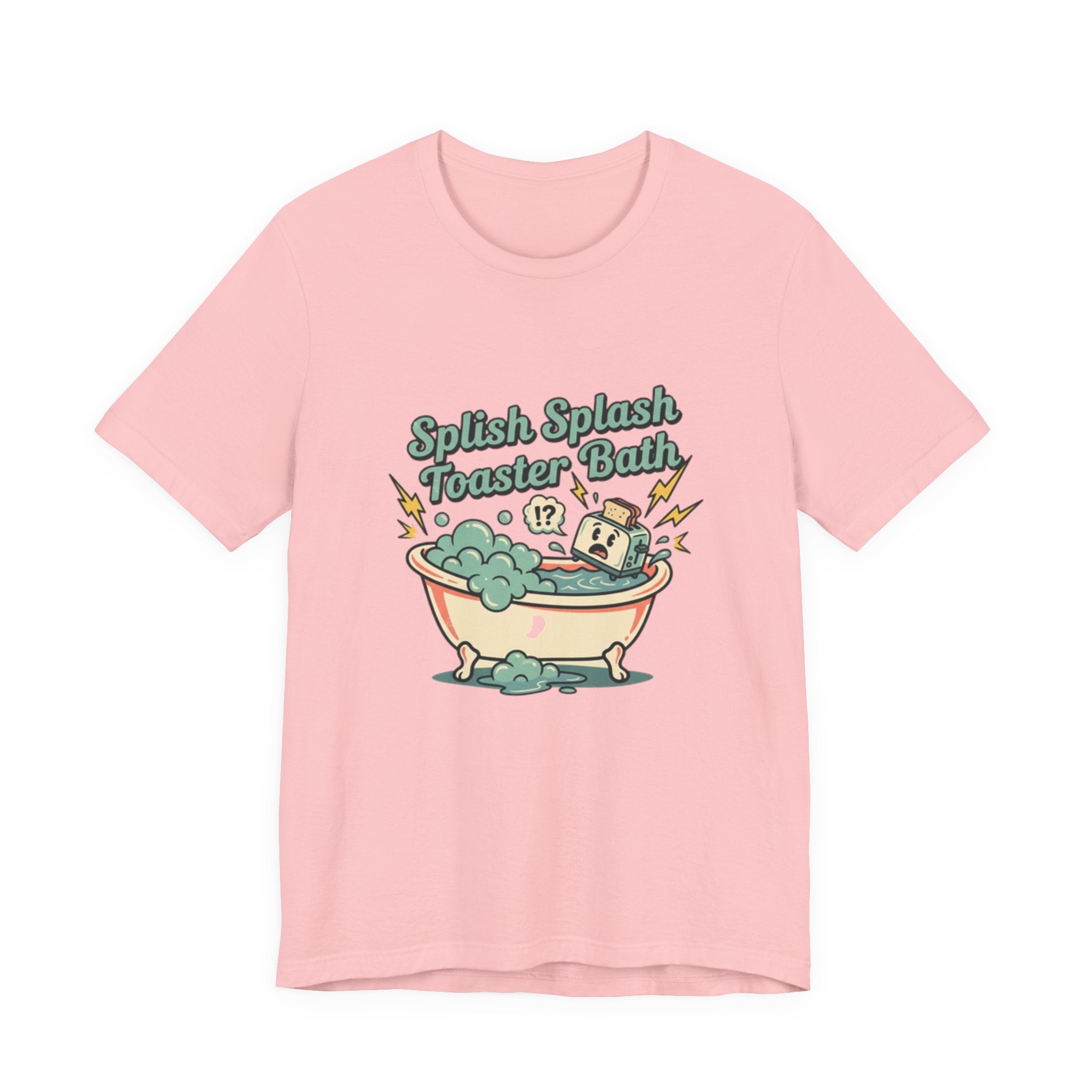 Toaster Bath Graphic Tee — Cute Kawaii Sink or Swim Cartoon Shirt
