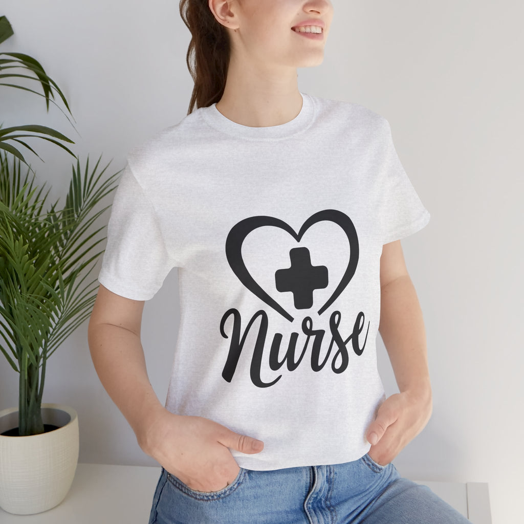 Nurse Heart Cross T-Shirt — Inspirational Nurse Tee