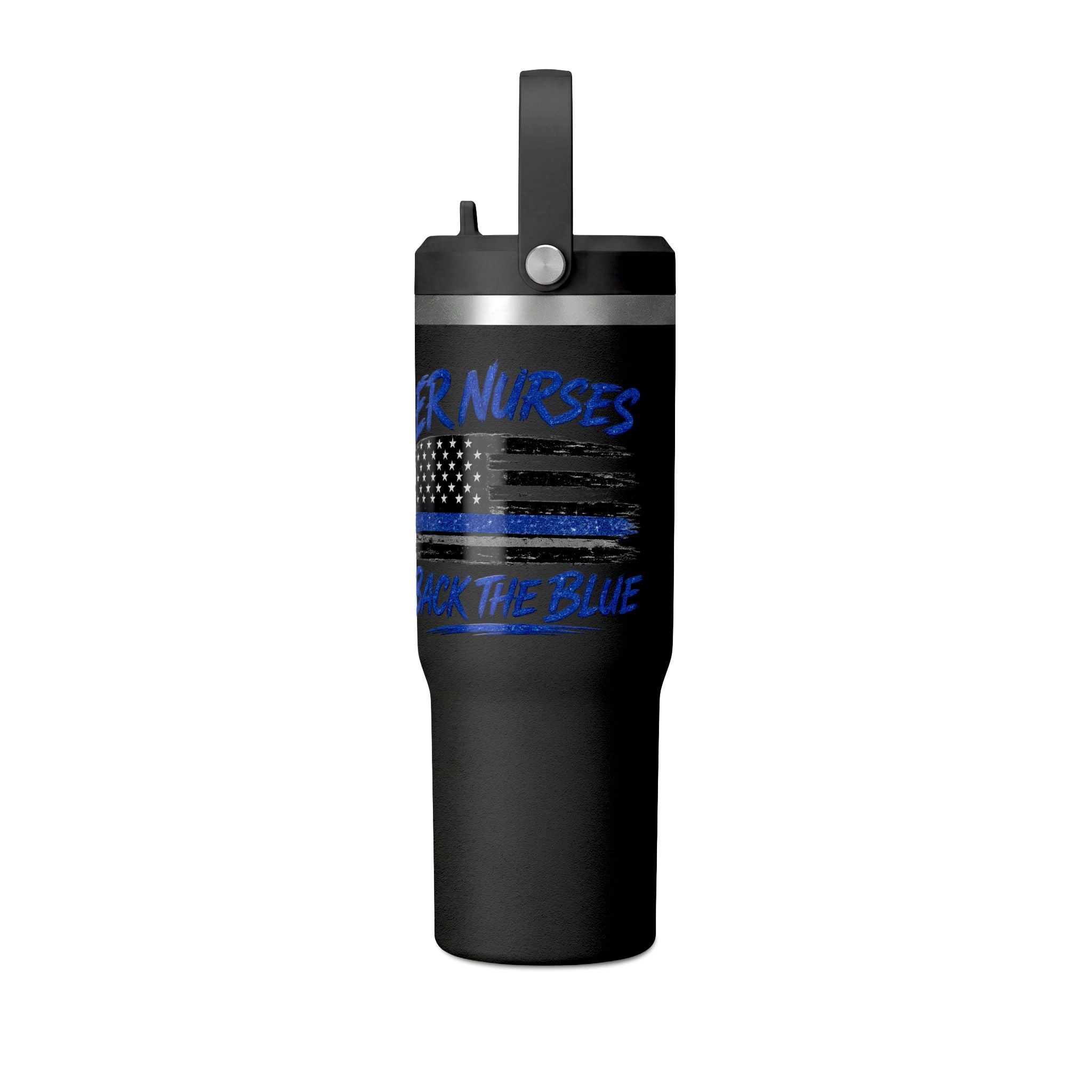 ER Nurses Back the Blue 32oz Nomad Tumbler