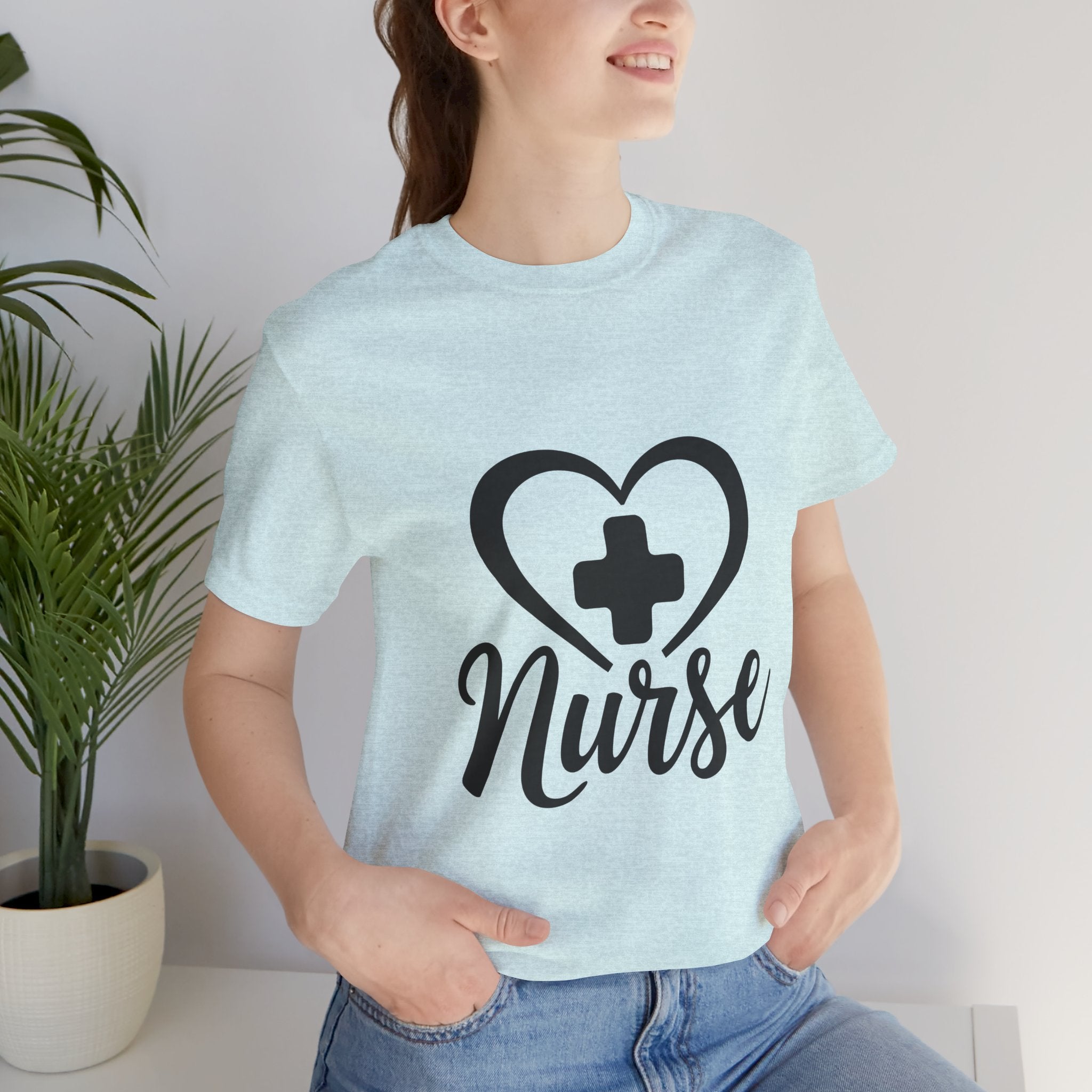 Nurse Heart Cross T-Shirt — Inspirational Nurse Tee