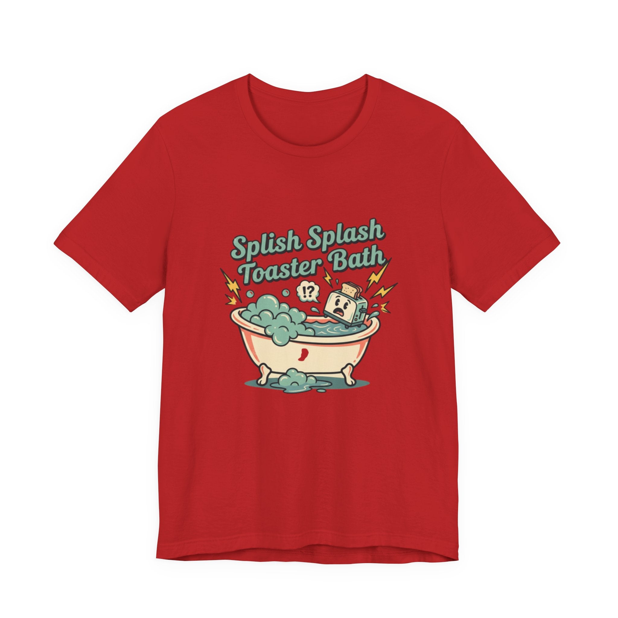 Toaster Bath Graphic Tee — Cute Kawaii Sink or Swim Cartoon Shirt