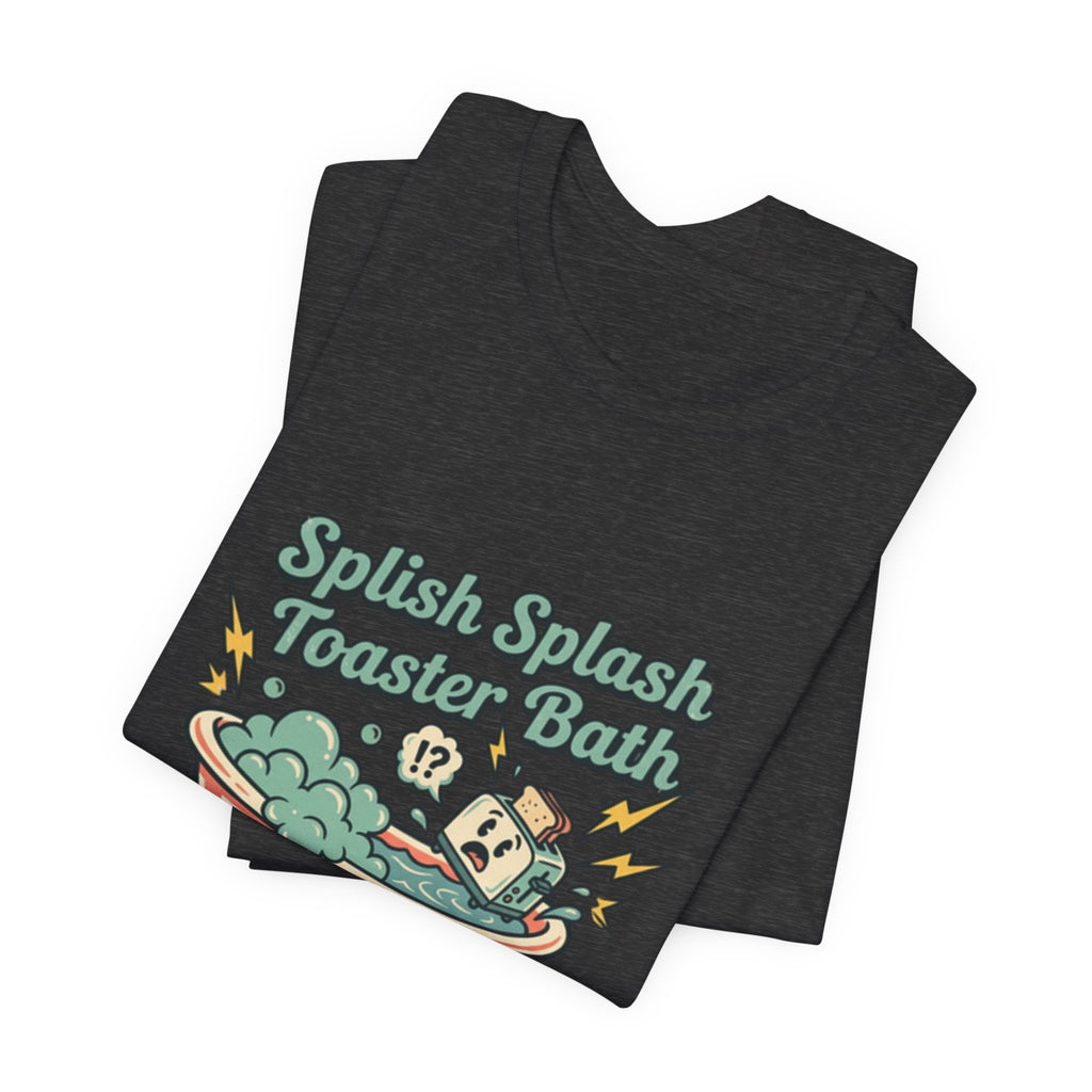 Toaster Bath Graphic Tee — Cute Kawaii Sink or Swim Cartoon Shirt