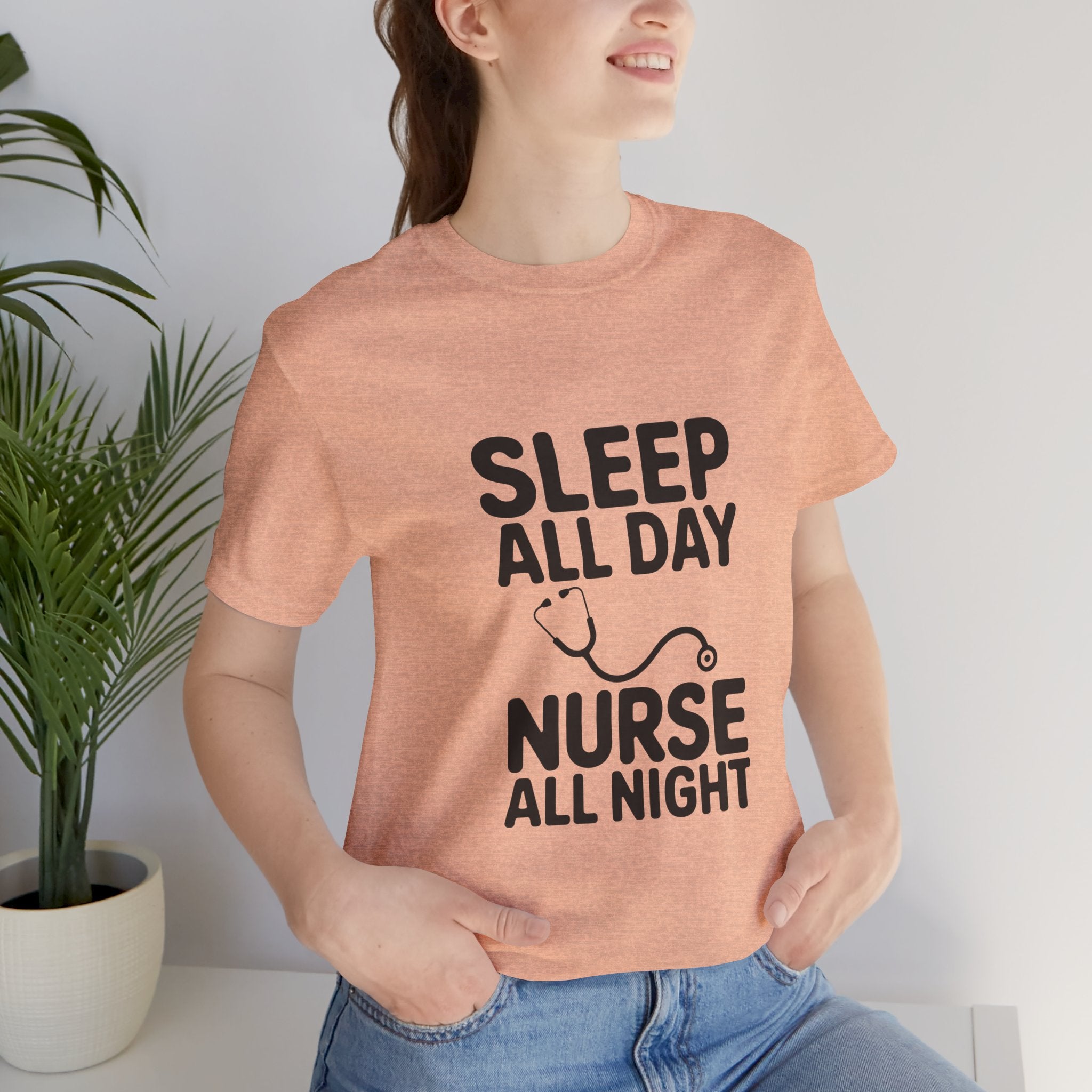 'Sleep All Day, Nurse All Night' T-Shirt