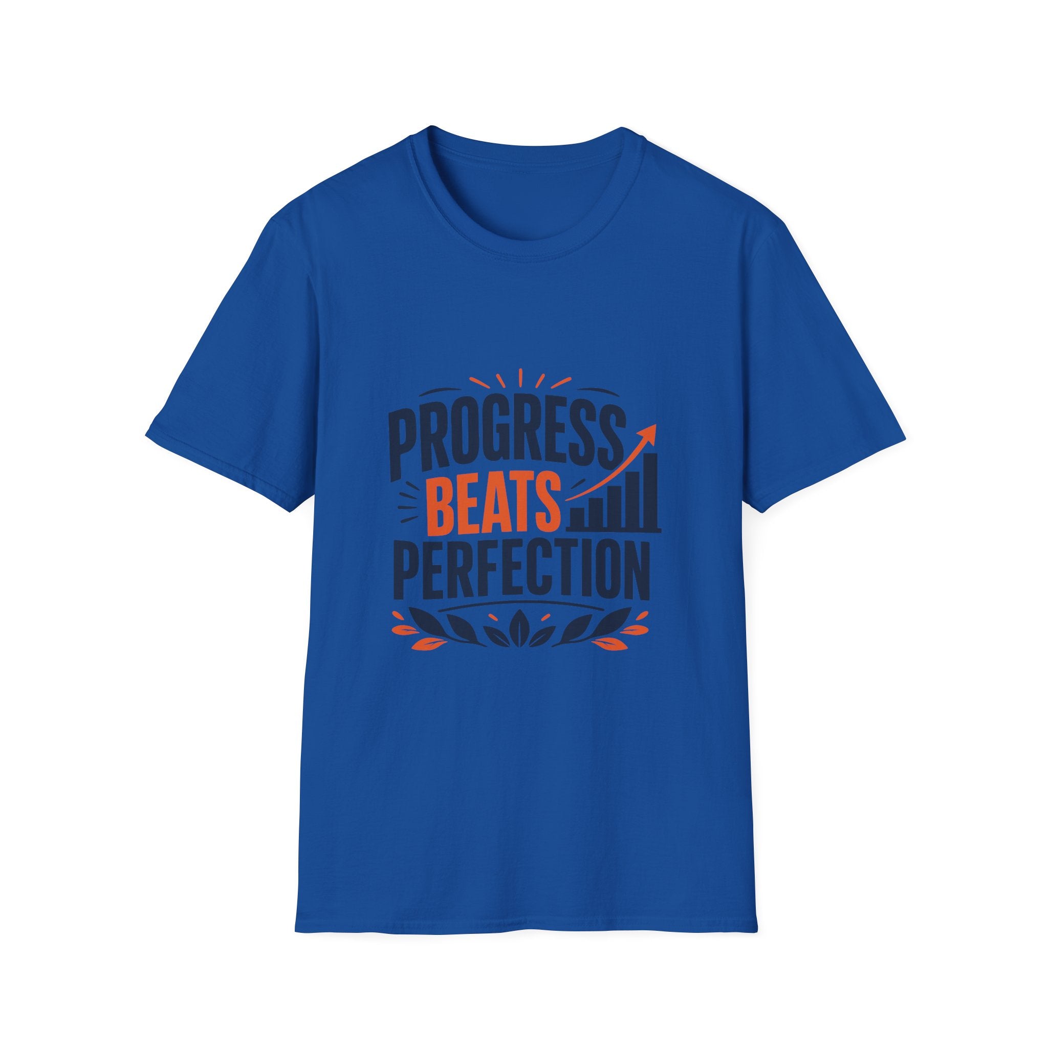 Progress Beats Perfection T-Shirt — Motivational Fitness & Growth Tee
