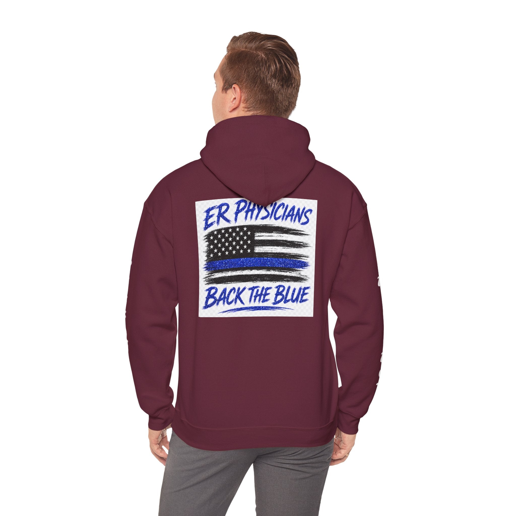 ER Physicians Back the Blue Hoodie