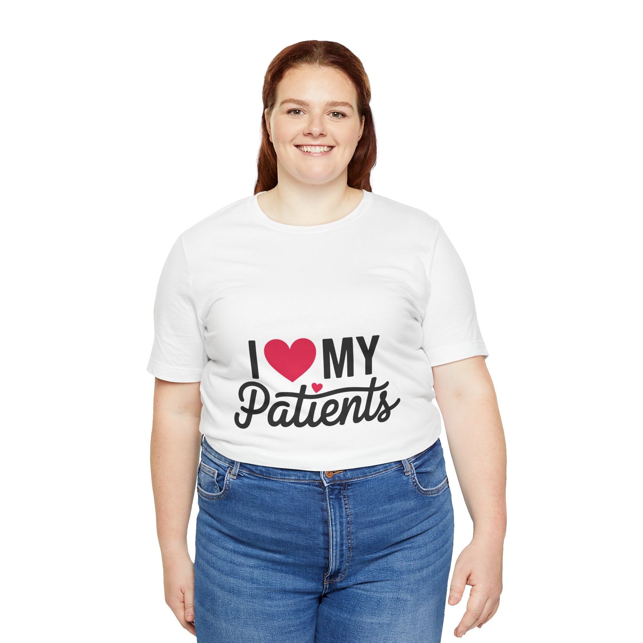 I Love My Patients T-Shirt — Cute Medical Staff Tee for Nurses & Caregivers