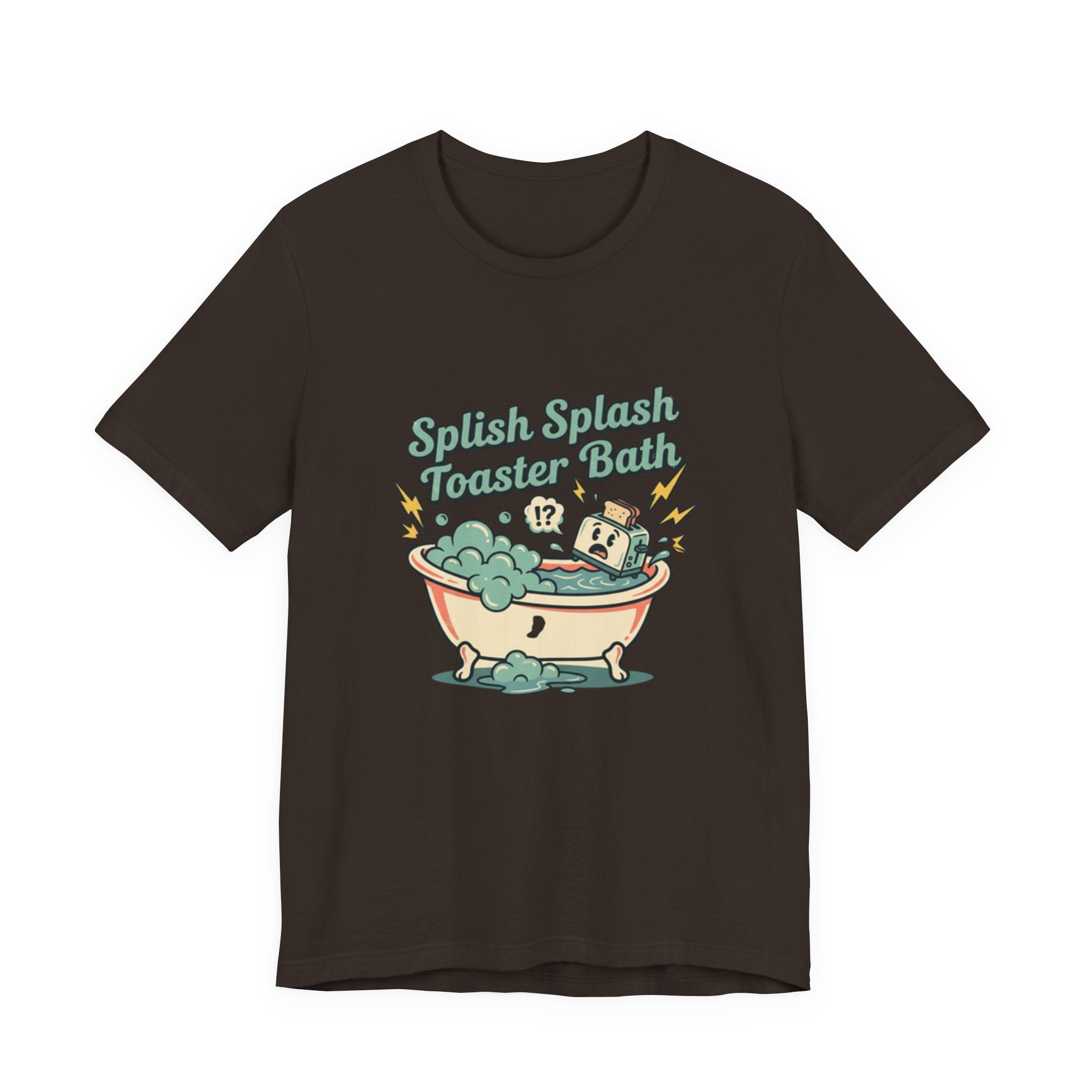 Toaster Bath Graphic Tee — Cute Kawaii Sink or Swim Cartoon Shirt