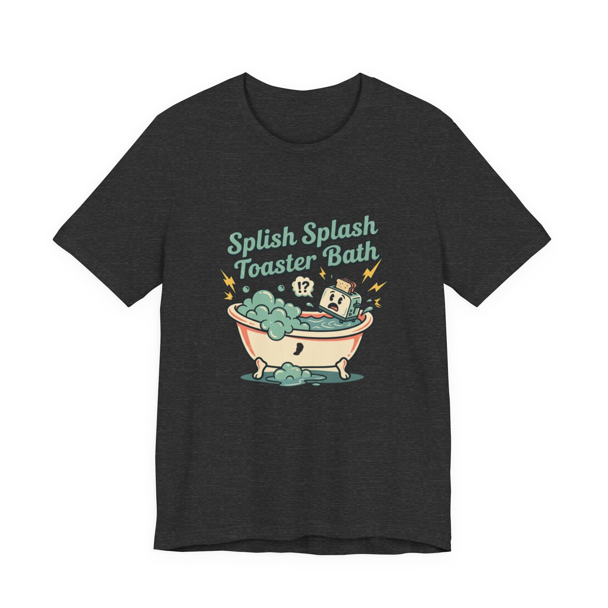 Toaster Bath Graphic Tee — Cute Kawaii Sink or Swim Cartoon Shirt