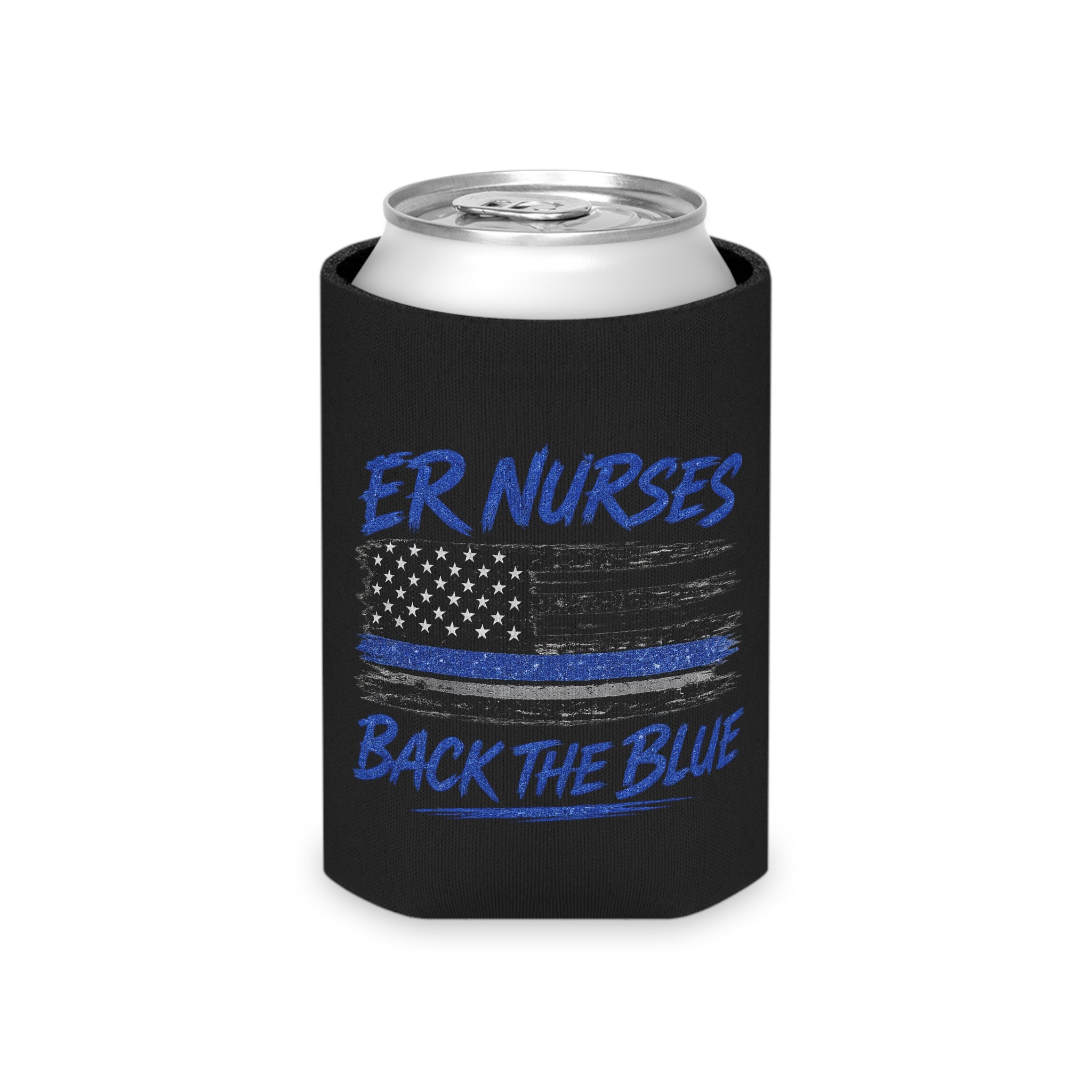 ER Nurses Back the Blue Koozie