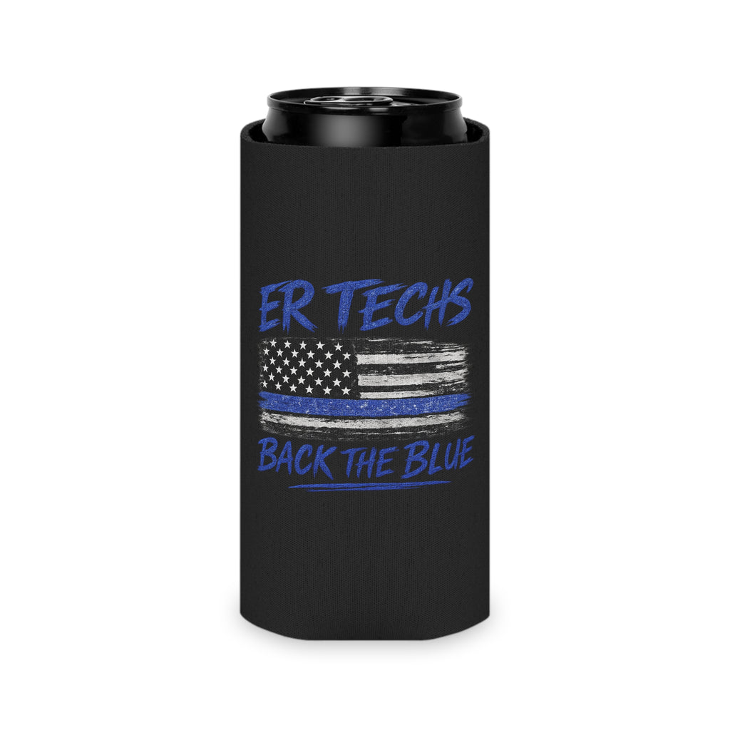ER Techs Back the Blue Koozie