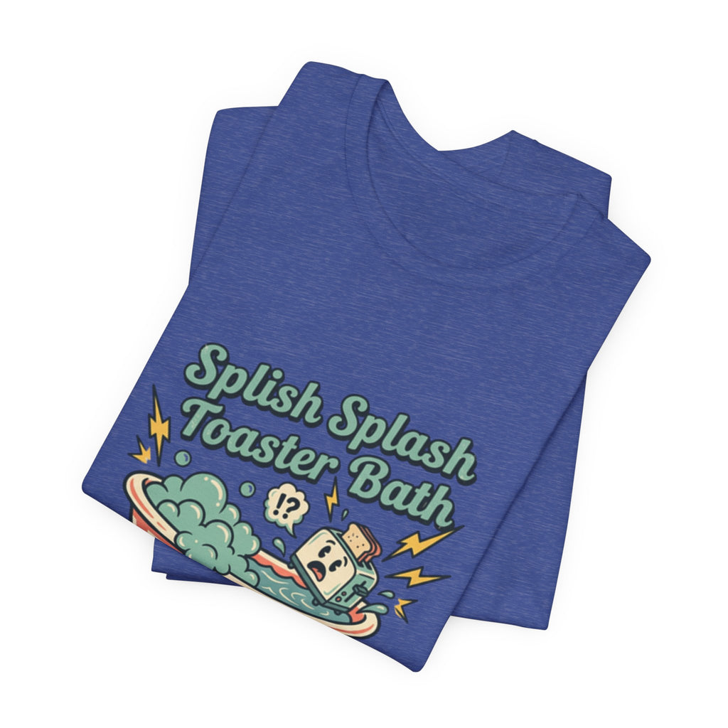 Toaster Bath Graphic Tee — Cute Kawaii Sink or Swim Cartoon Shirt