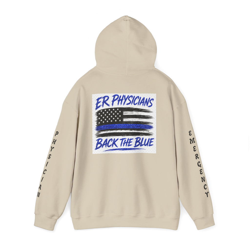 ER Physicians Back the Blue Hoodie