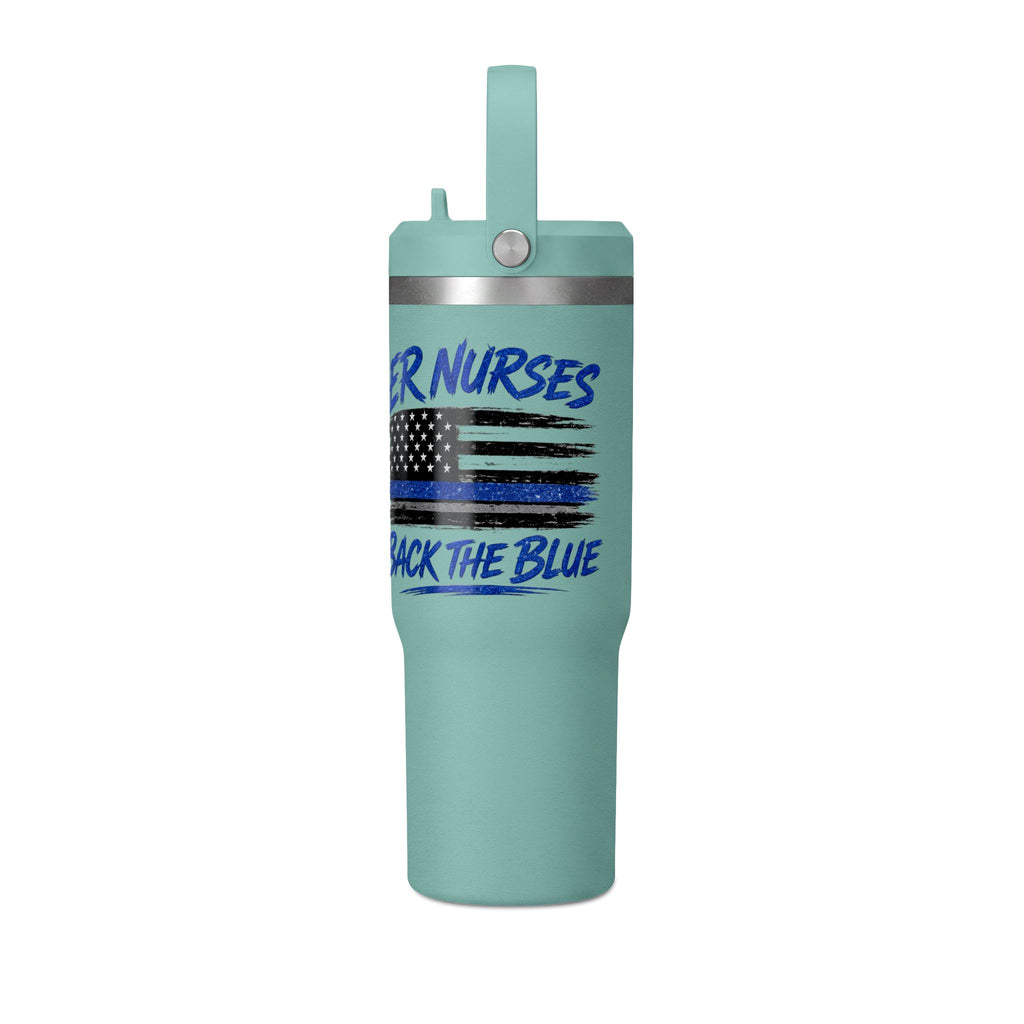 ER Nurses Back the Blue 32oz Nomad Tumbler
