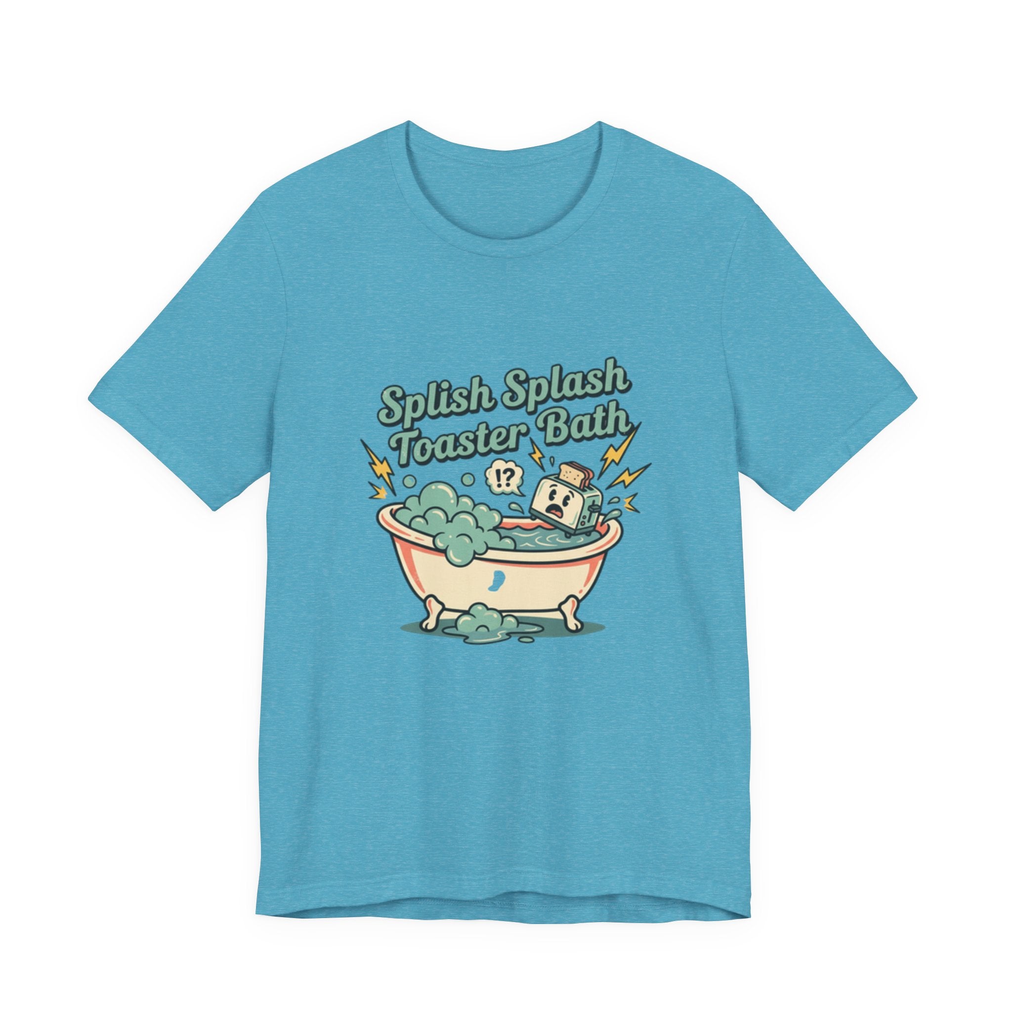 Toaster Bath Graphic Tee — Cute Kawaii Sink or Swim Cartoon Shirt
