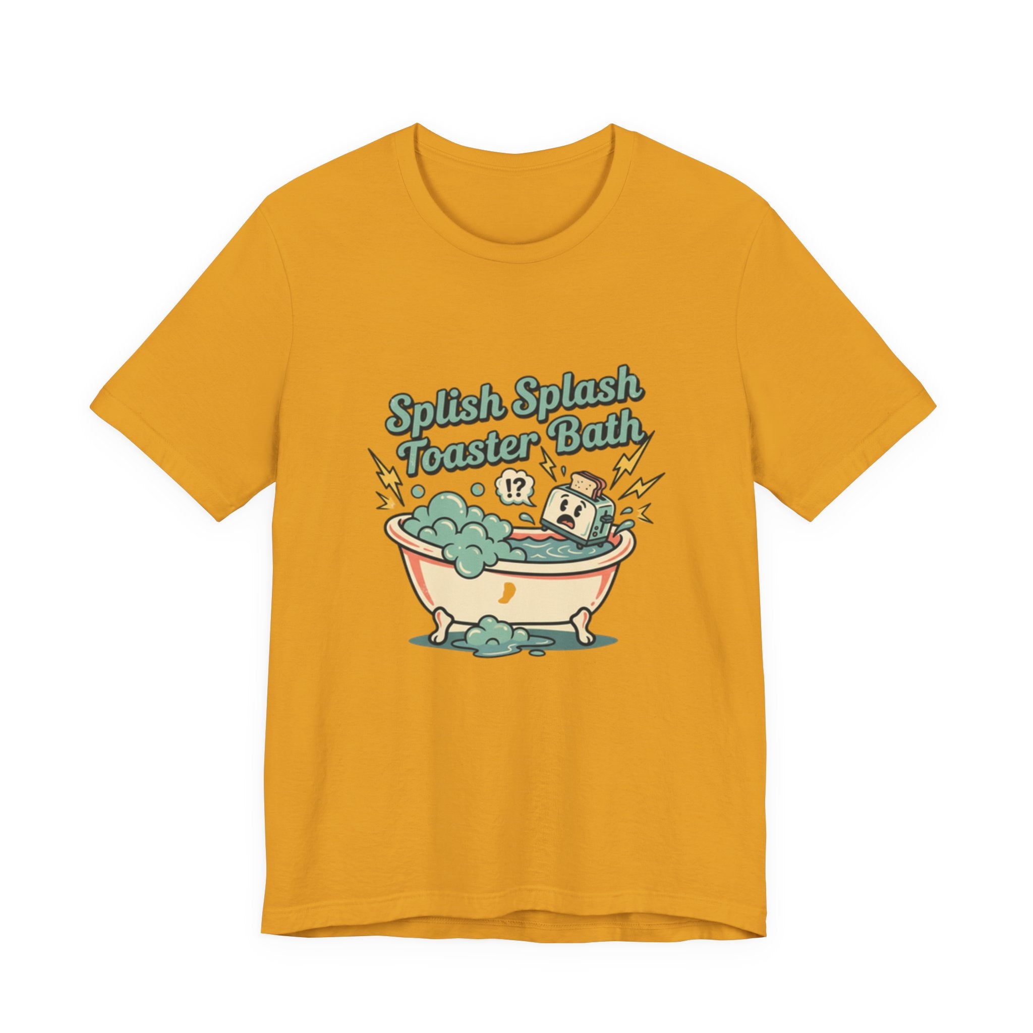 Toaster Bath Graphic Tee — Cute Kawaii Sink or Swim Cartoon Shirt