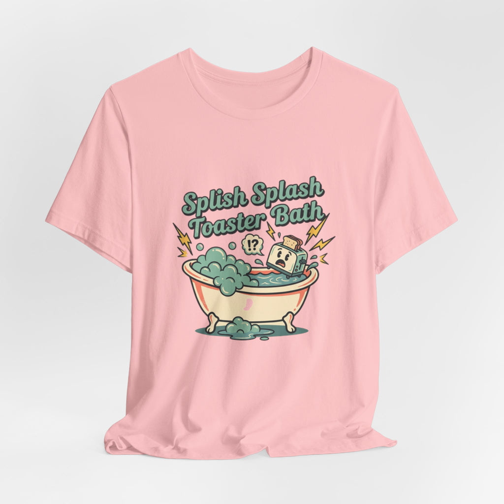 Toaster Bath Graphic Tee — Cute Kawaii Sink or Swim Cartoon Shirt