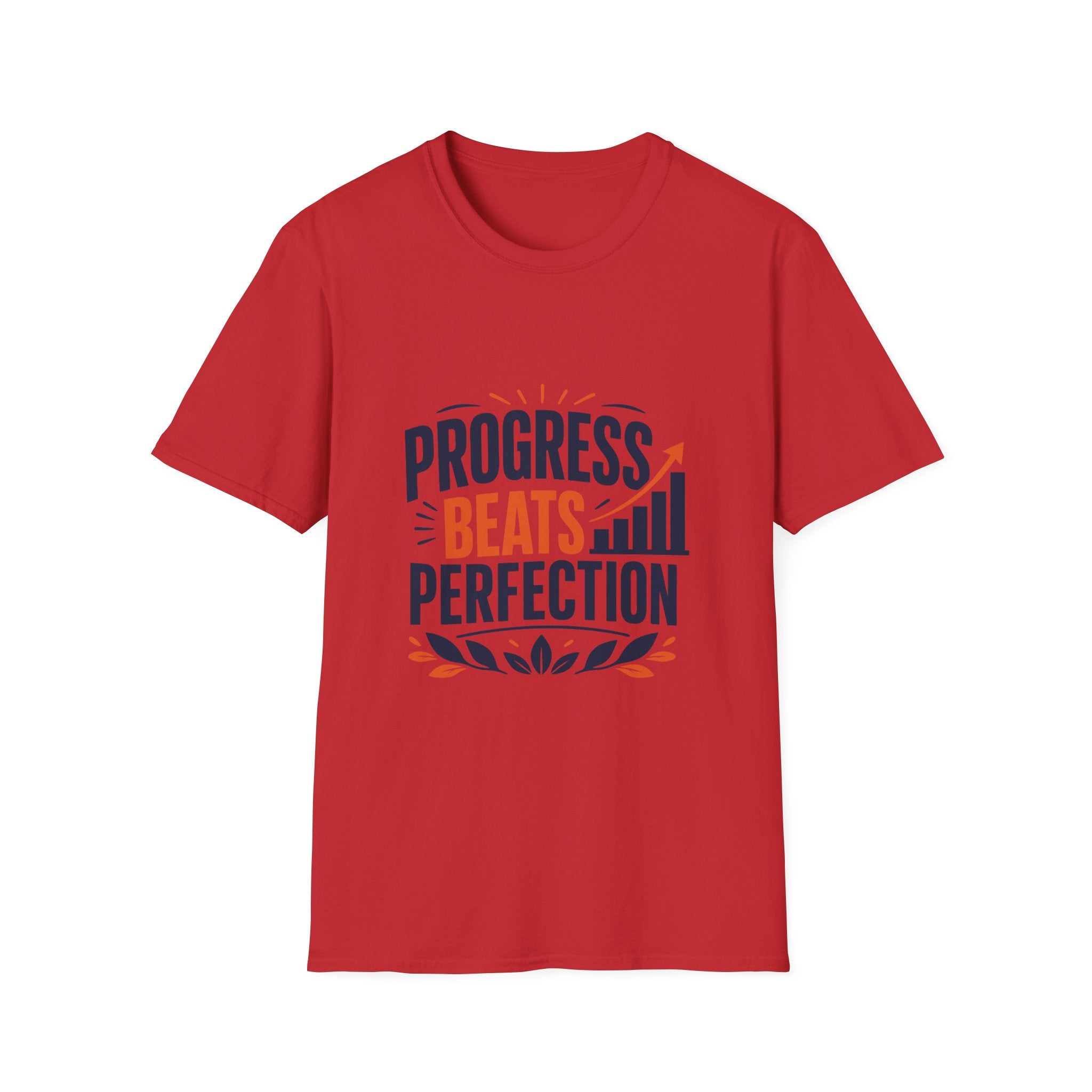 Progress Beats Perfection T-Shirt — Motivational Fitness & Growth Tee