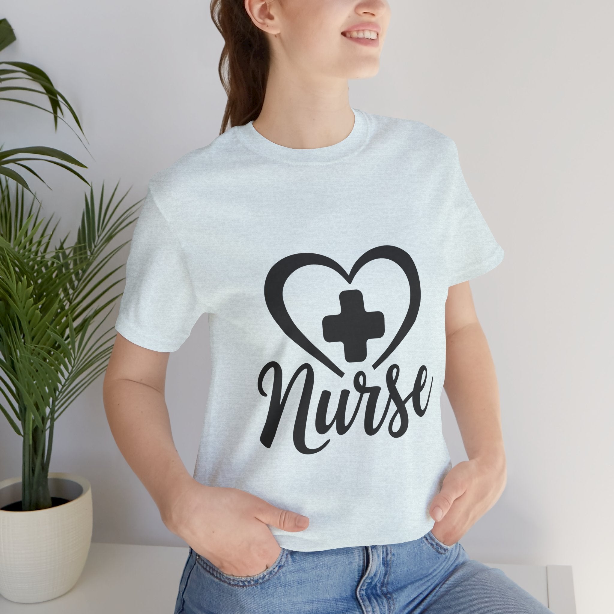 Nurse Heart Cross T-Shirt — Inspirational Nurse Tee