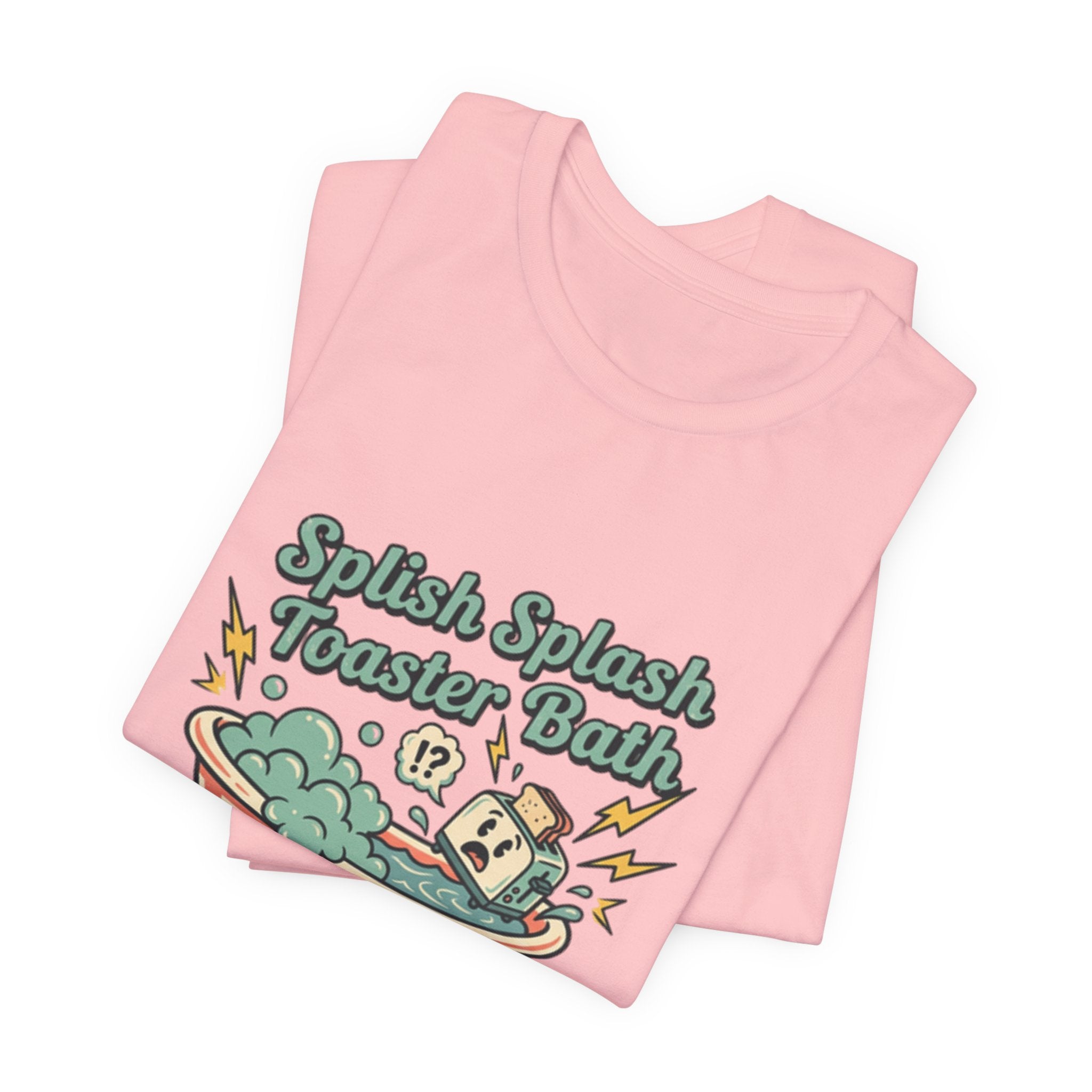 Toaster Bath Graphic Tee — Cute Kawaii Sink or Swim Cartoon Shirt