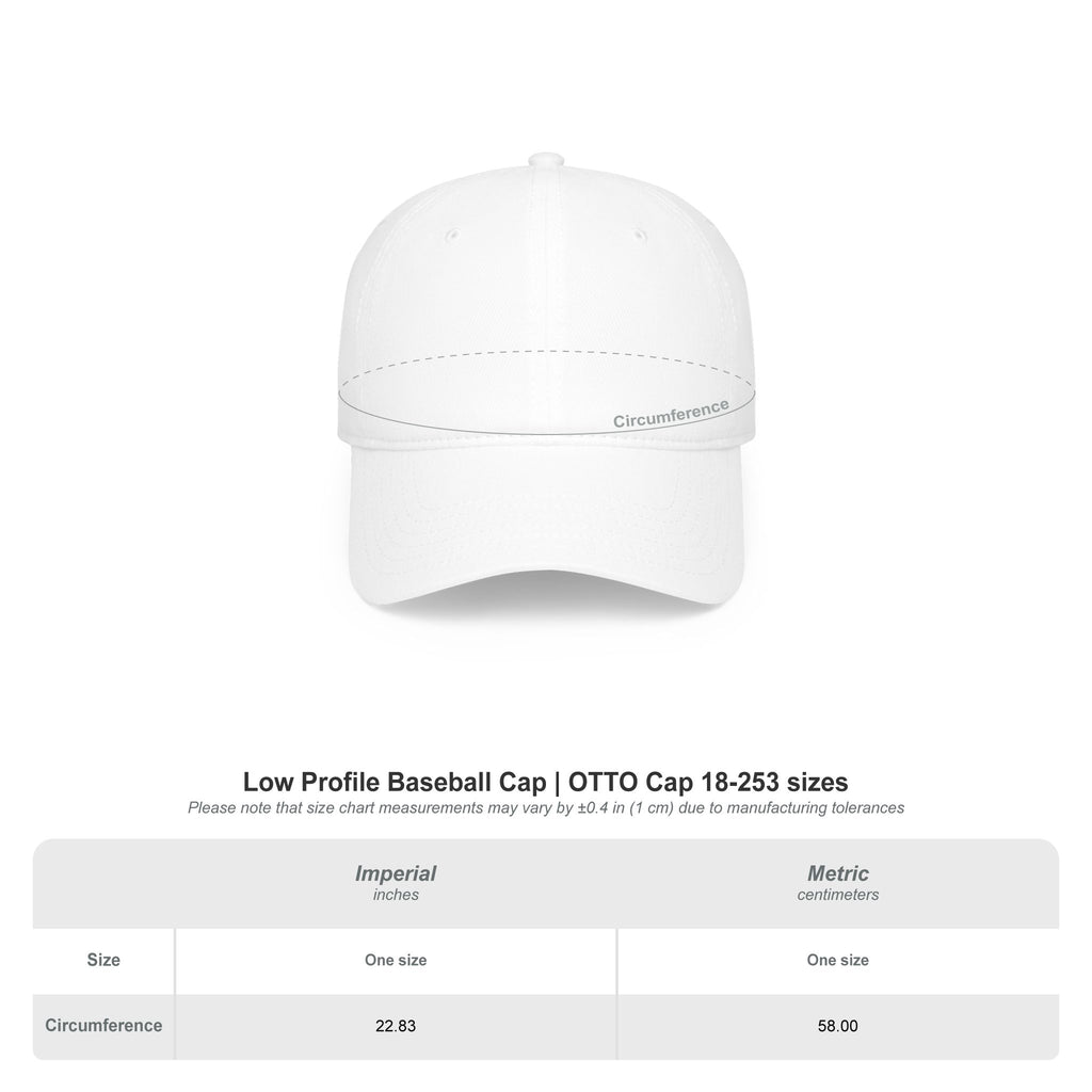 D.N.R. “Dirt Nap Ready” Low Profile Embroidered Baseball Cap