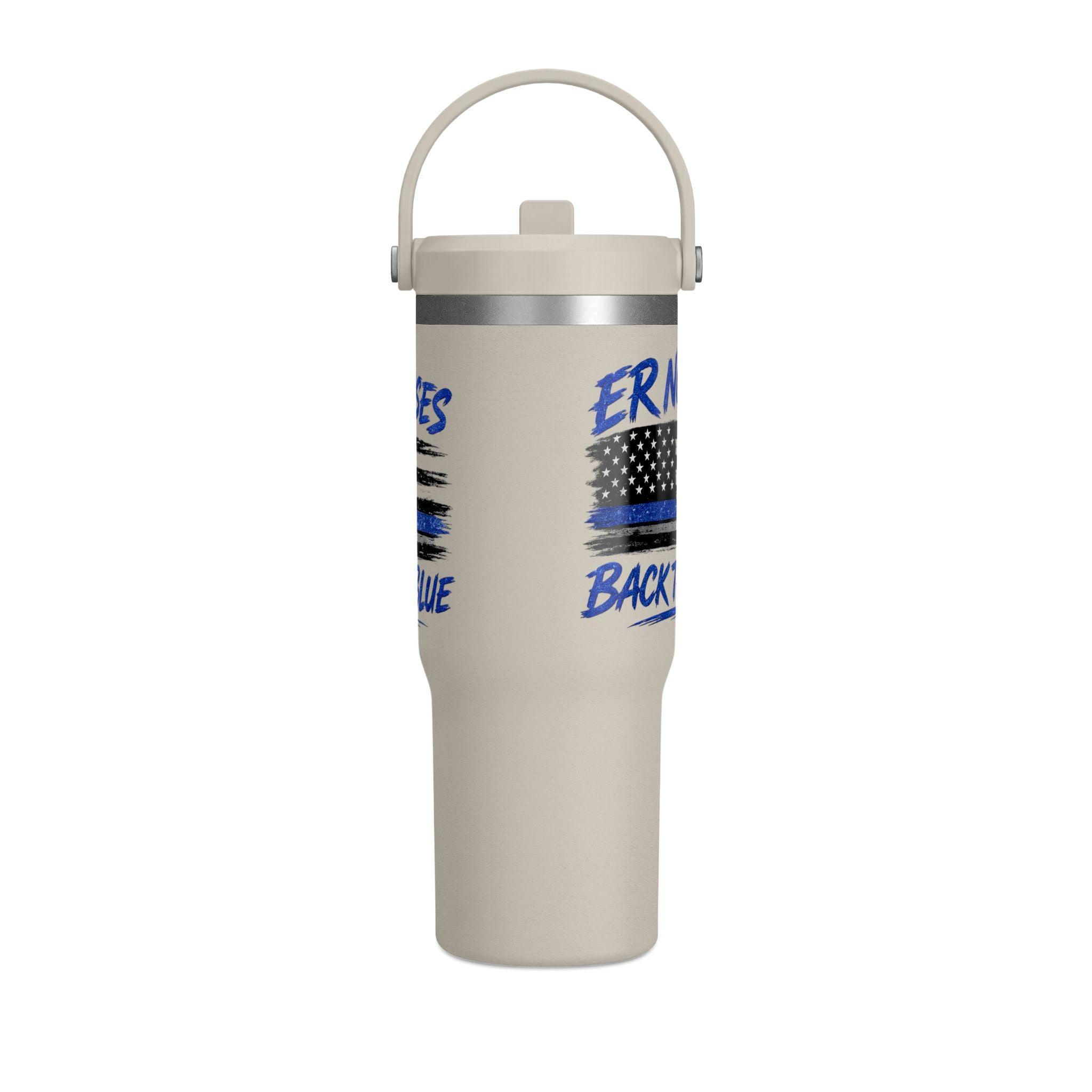 ER Nurses Back the Blue 32oz Nomad Tumbler