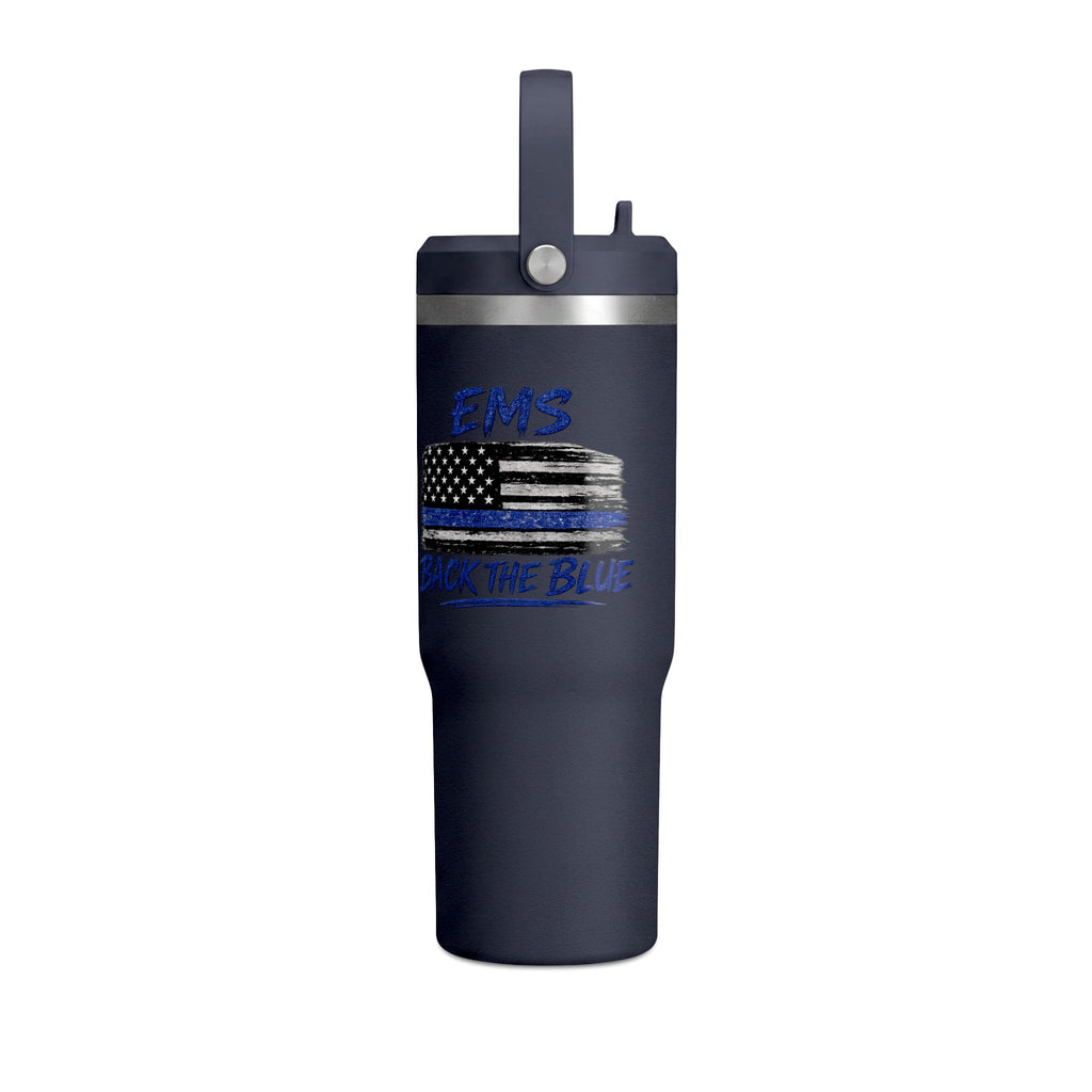EMS Back the Blue 32oz Tumbler – Nomad Travel Cup