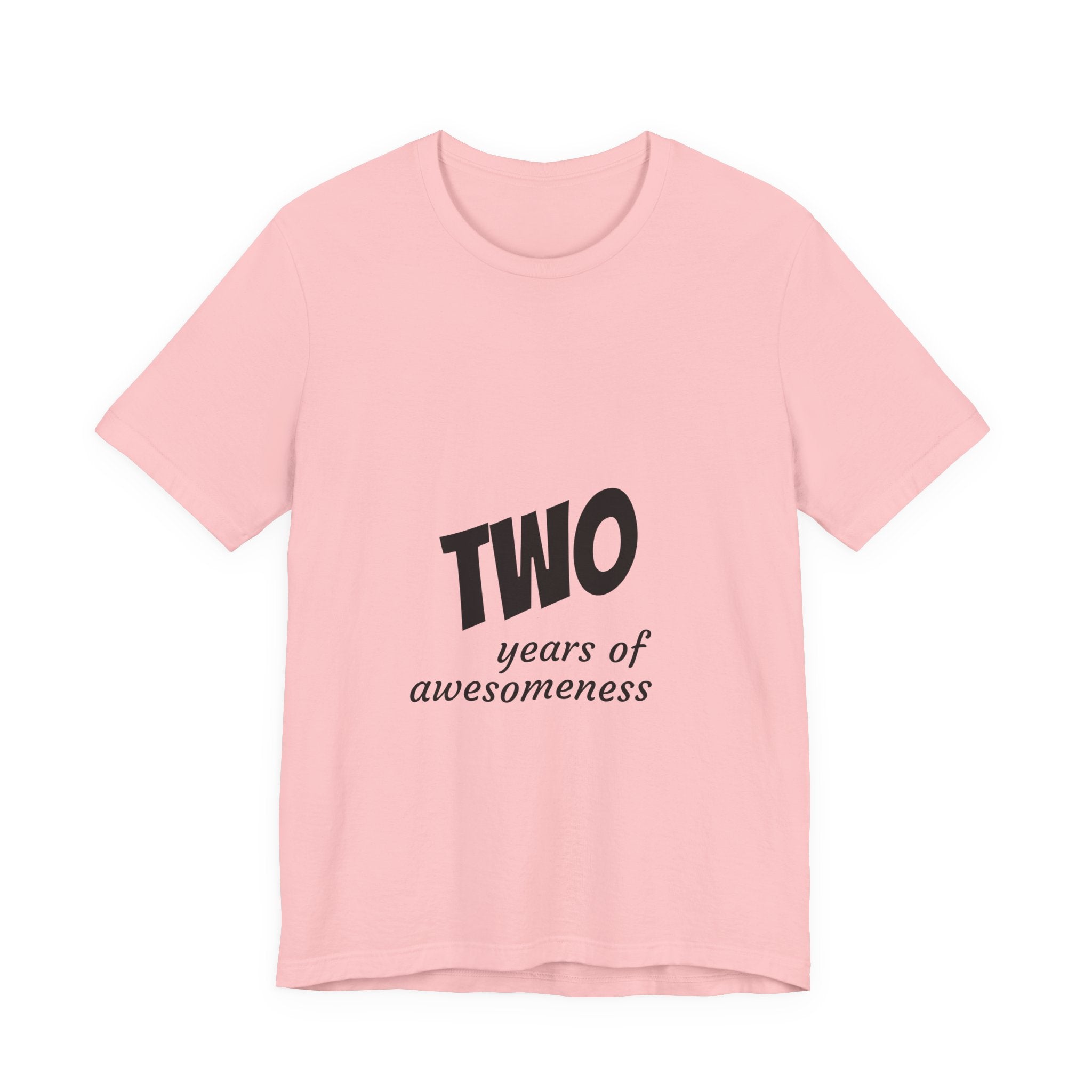 Toddler 2nd Birthday T-Shirt - "Two Years of Awesomeness" Celebration Tee