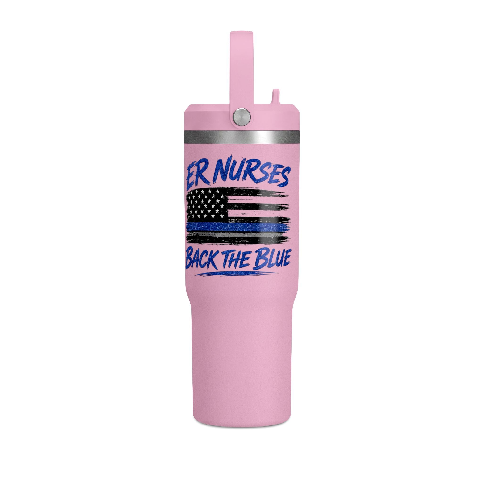ER Nurses Back the Blue 32oz Nomad Tumbler