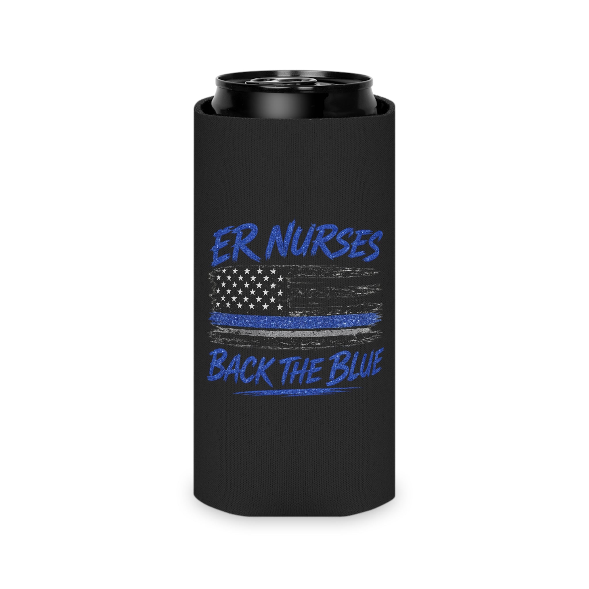 ER Nurses Back the Blue Koozie
