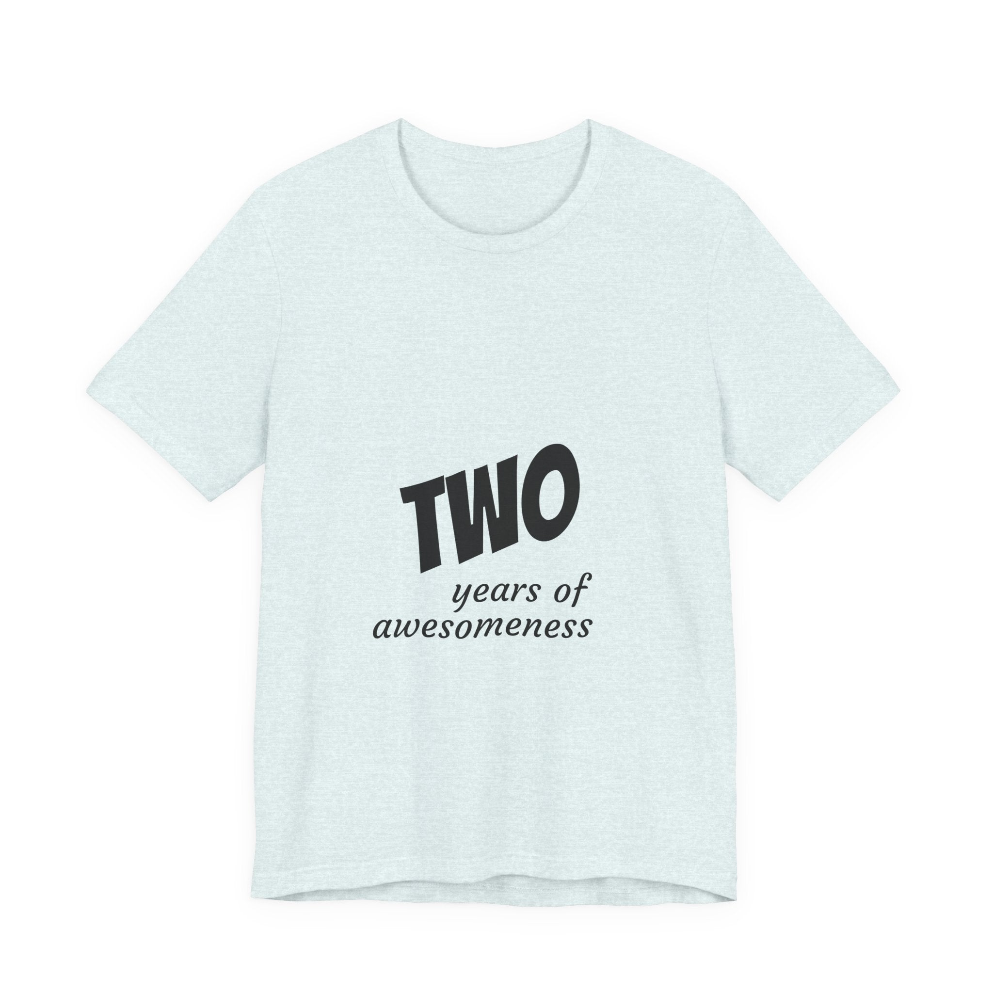 Toddler 2nd Birthday T-Shirt - "Two Years of Awesomeness" Celebration Tee