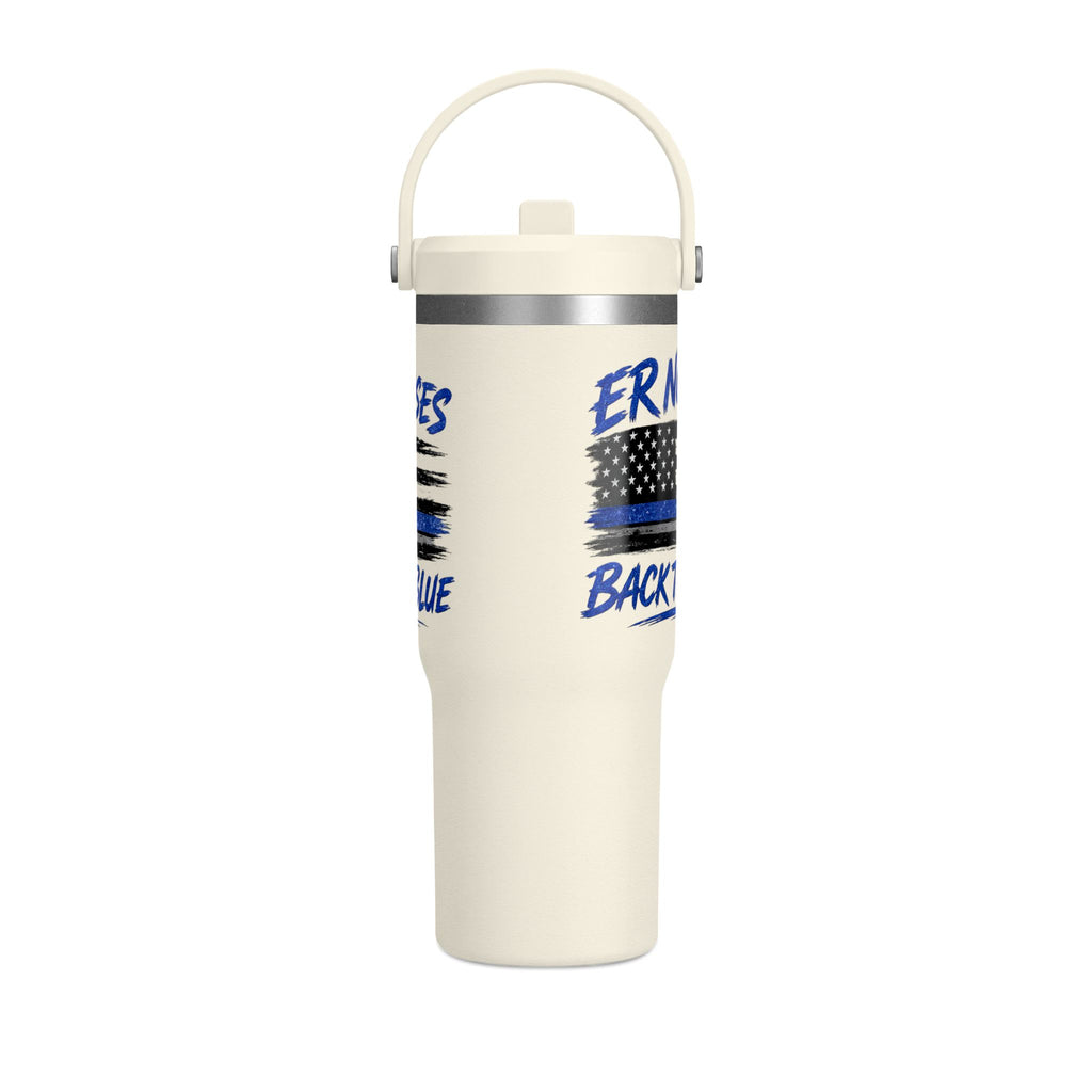 ER Nurses Back the Blue 32oz Nomad Tumbler