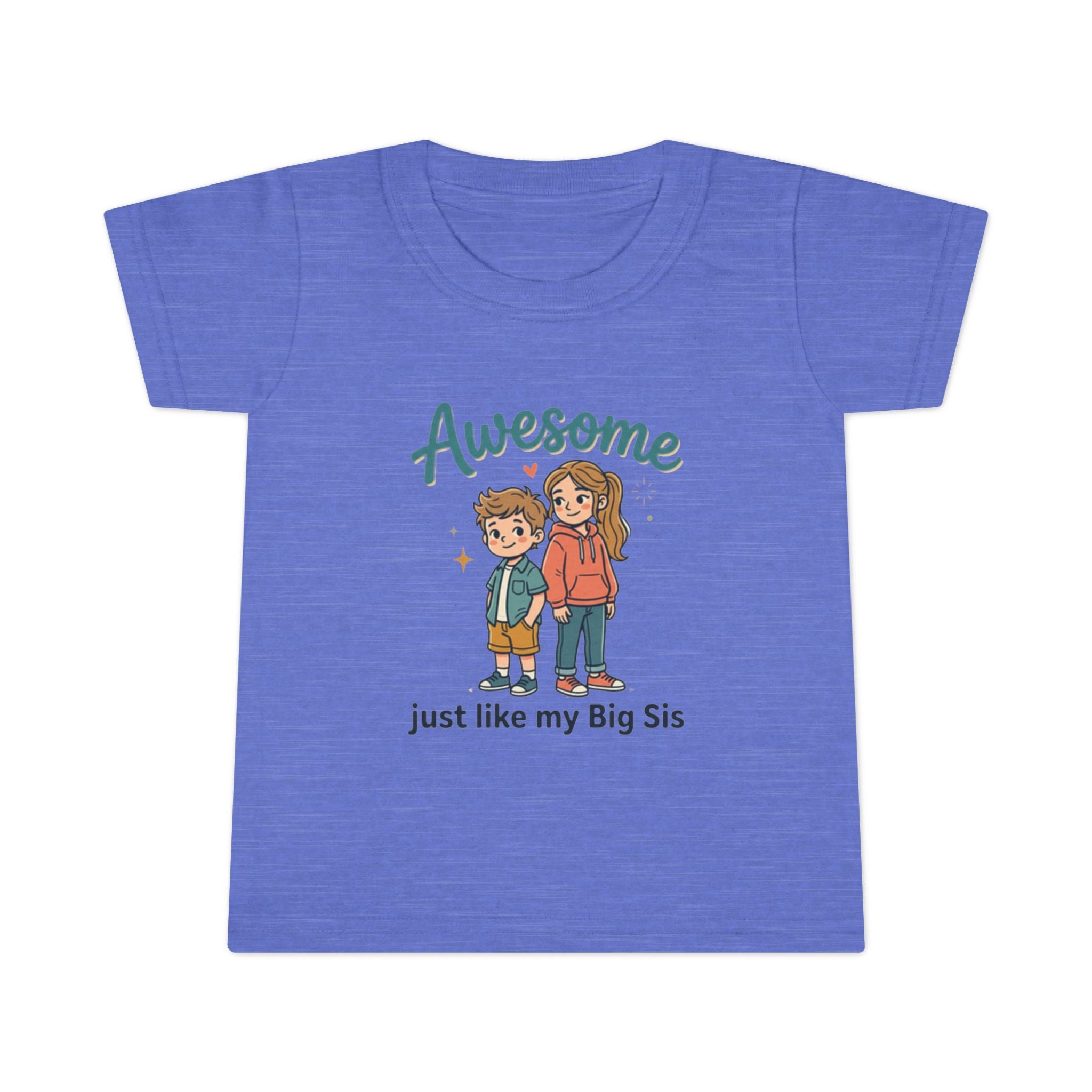 "Awesome Just Like My Big Sis" Cute Sibling Matching Tee