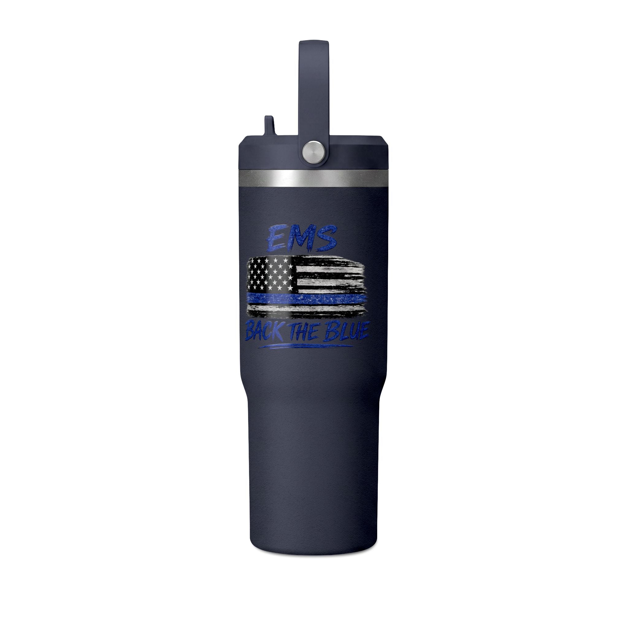 EMS Back the Blue 32oz Tumbler – Nomad Travel Cup