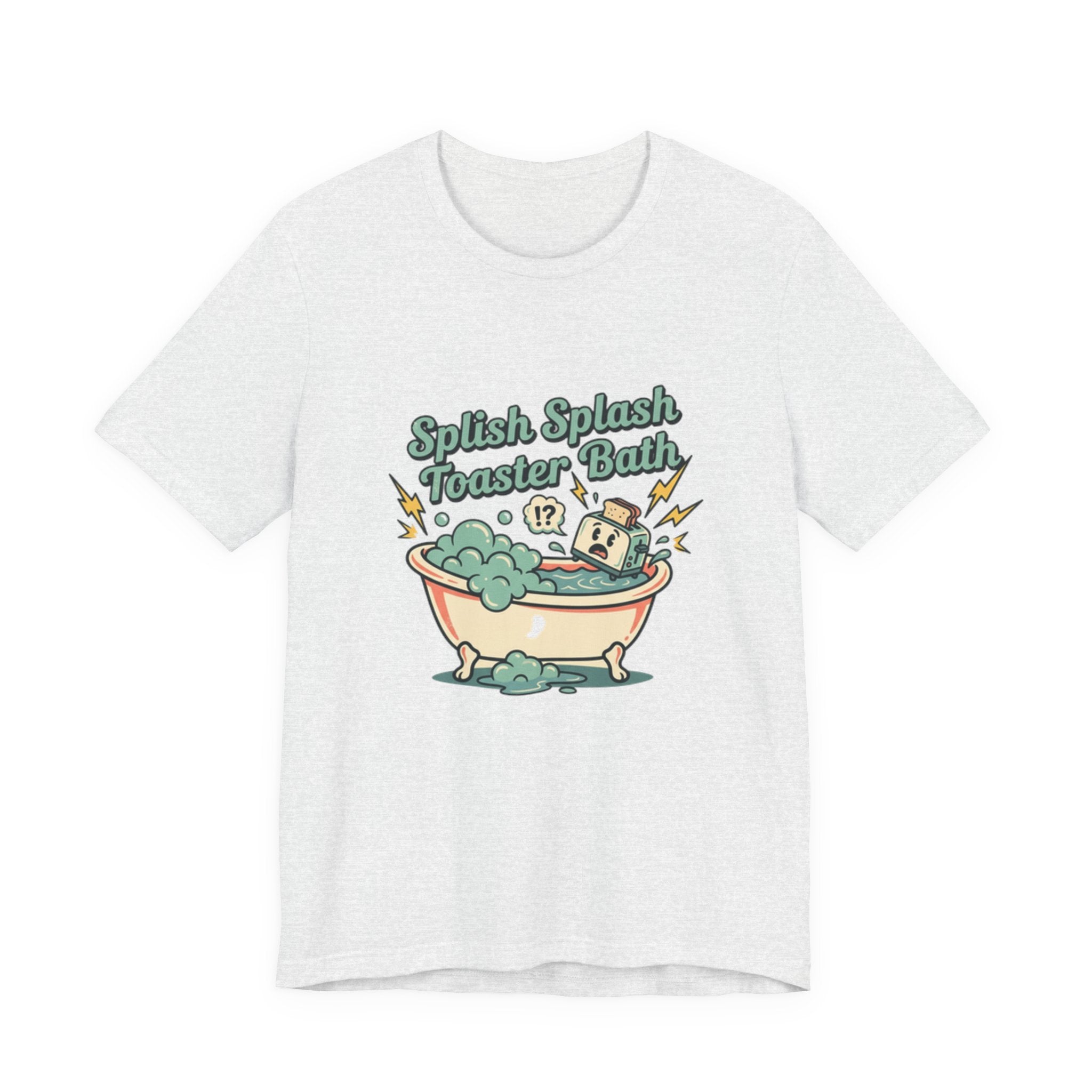 Toaster Bath Graphic Tee — Cute Kawaii Sink or Swim Cartoon Shirt