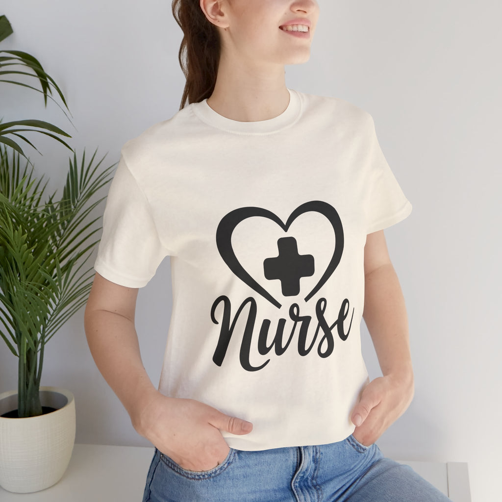 Nurse Heart Cross T-Shirt — Inspirational Nurse Tee