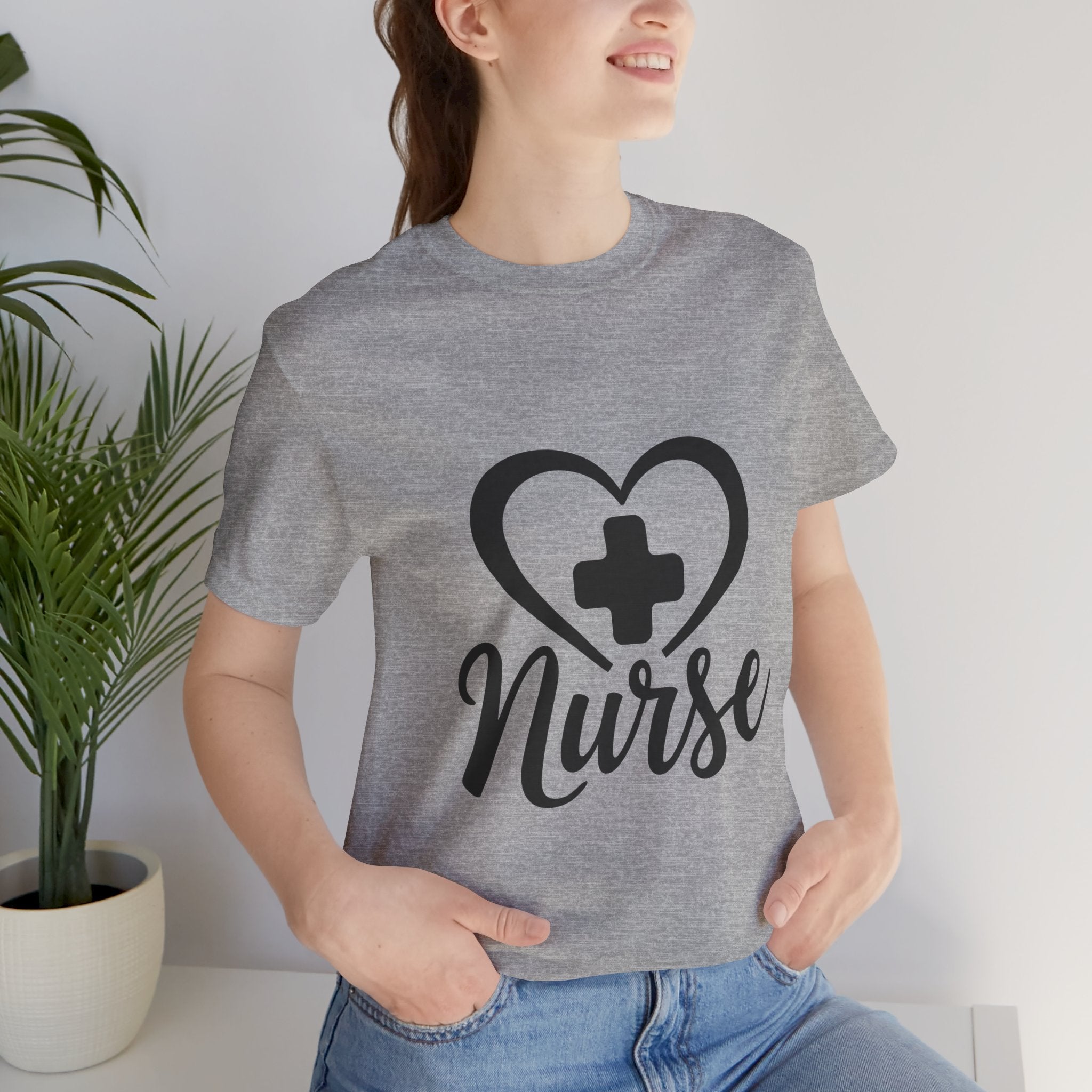 Nurse Heart Cross T-Shirt — Inspirational Nurse Tee